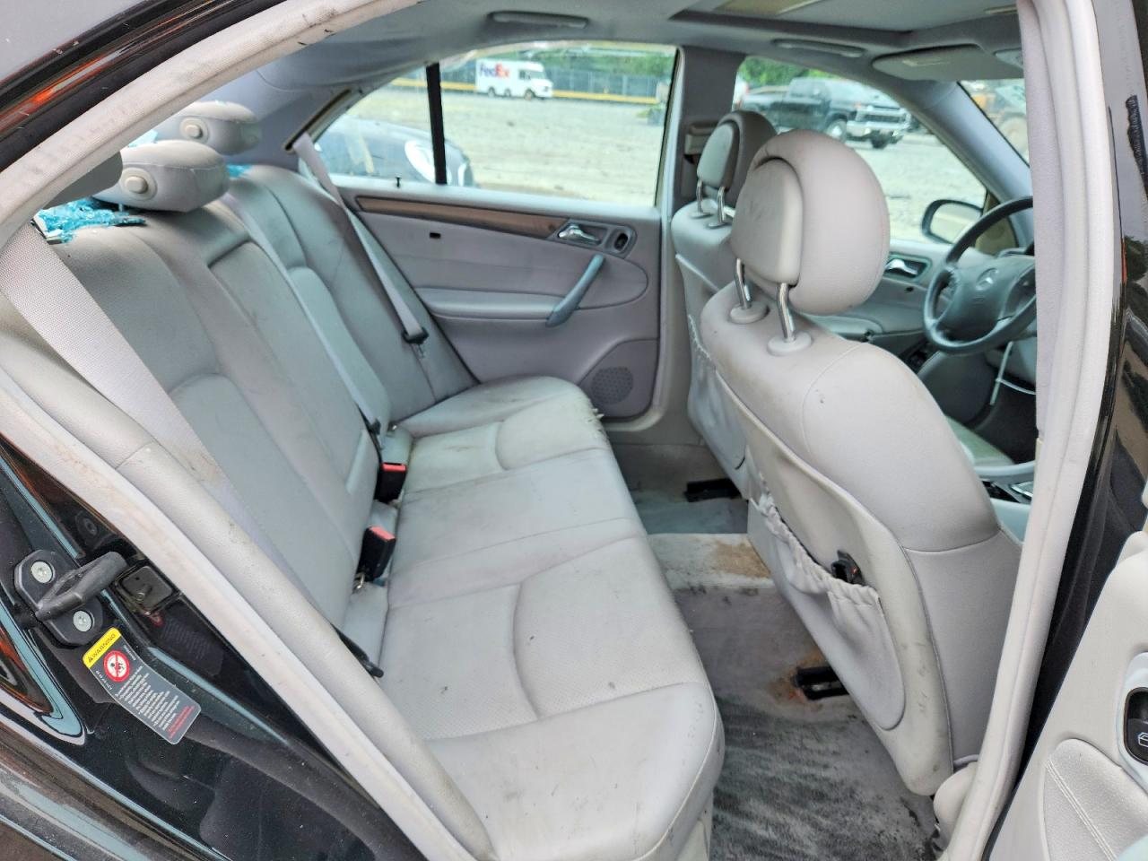 2003 Mercedes-benz 230c Черный vin: WDBRF40J73F379195