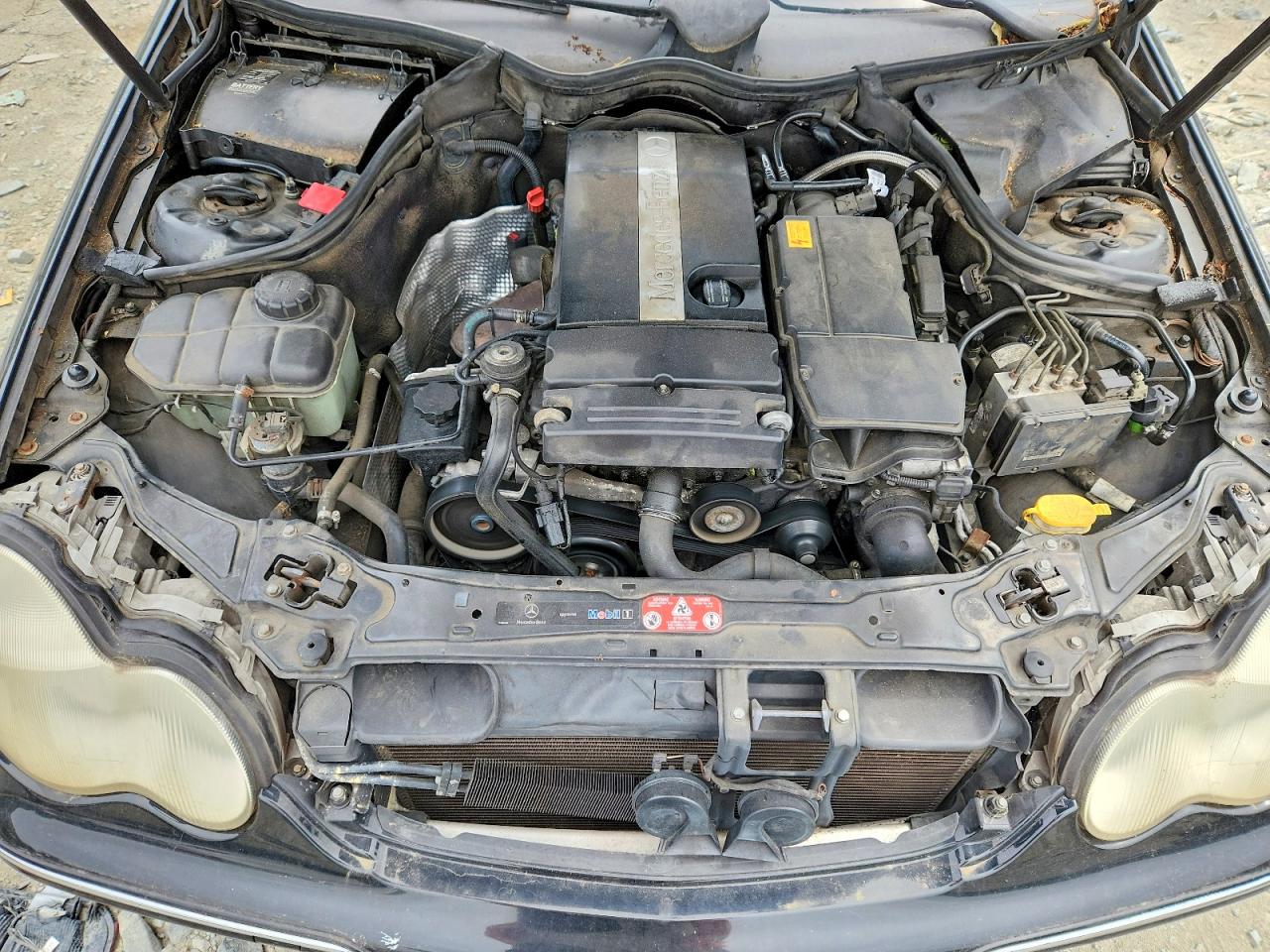 2003 Mercedes-benz 230c Черный vin: WDBRF40J73F379195