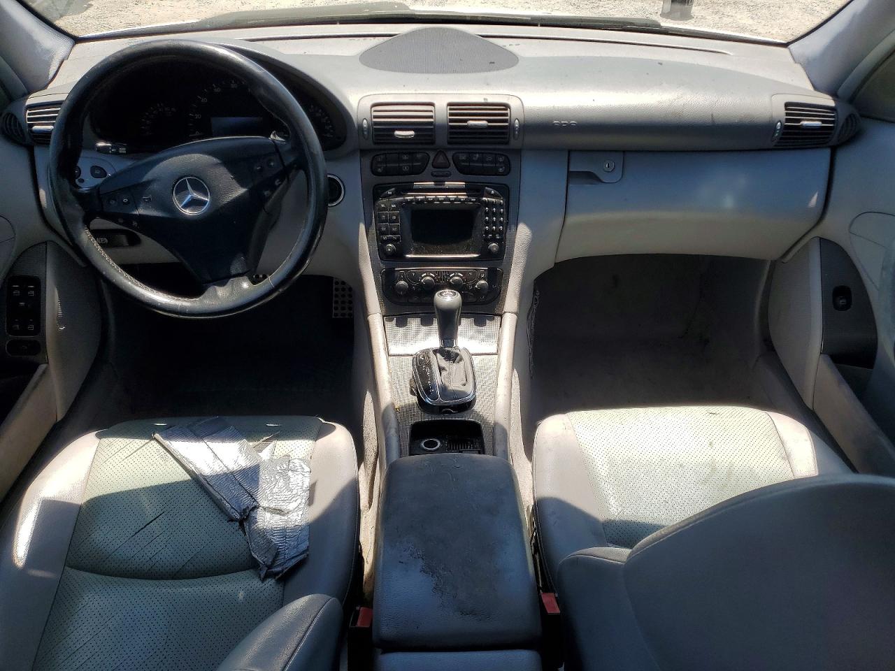 2004 Mercedes-benz C 230k Sport Sedan Silver vin: WDBRF40J74A629355