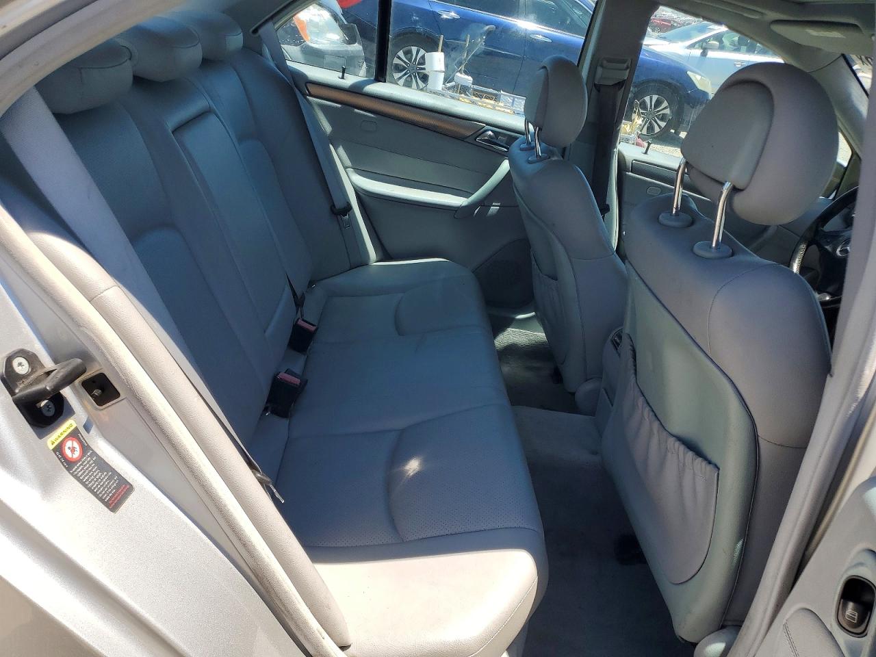 2004 Mercedes-benz C 230k Sport Sedan Silver vin: WDBRF40J74A629355
