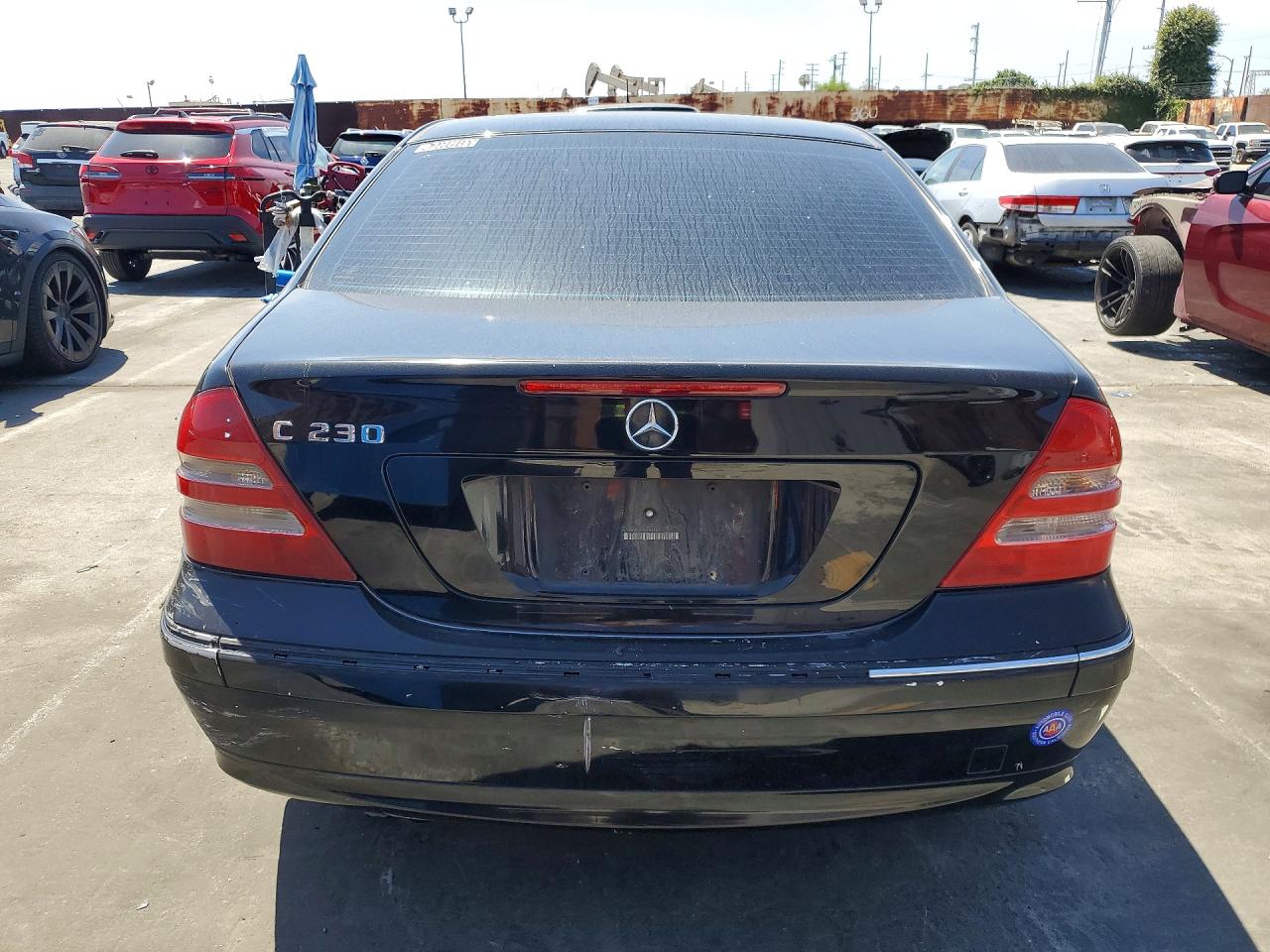 2004 Mercedes-benz C 230k Sport Sedan Black vin: WDBRF40J74F484482