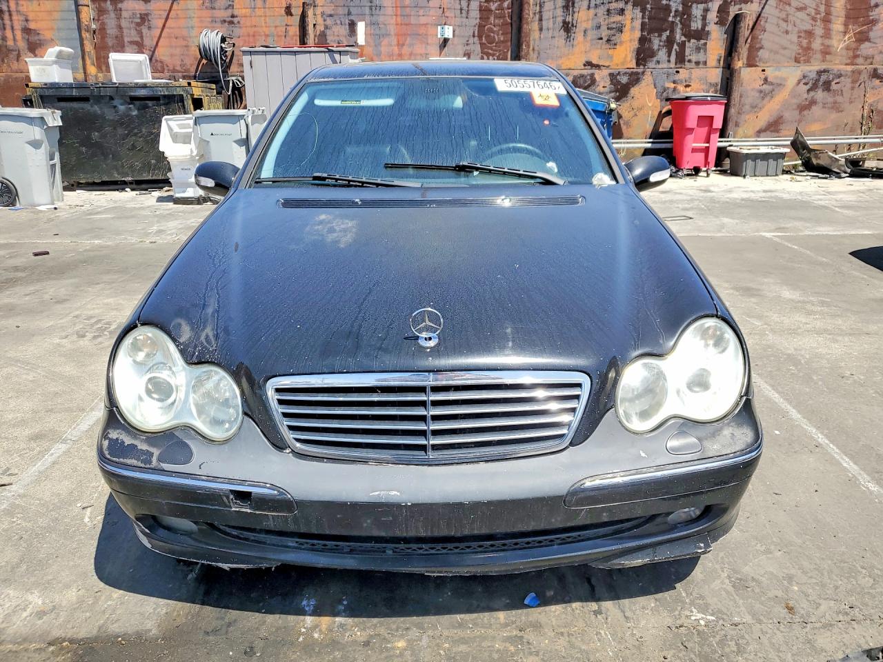 2004 Mercedes-benz C 230k Sport Sedan Black vin: WDBRF40J74F484482