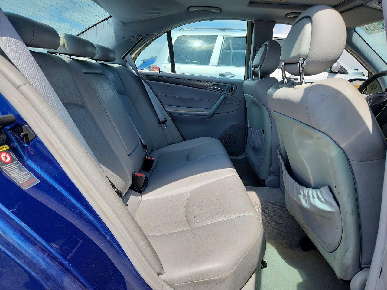 2004 Mercedes-benz C 230k Sport Sedan Blue vin: WDBRF40J74F548598