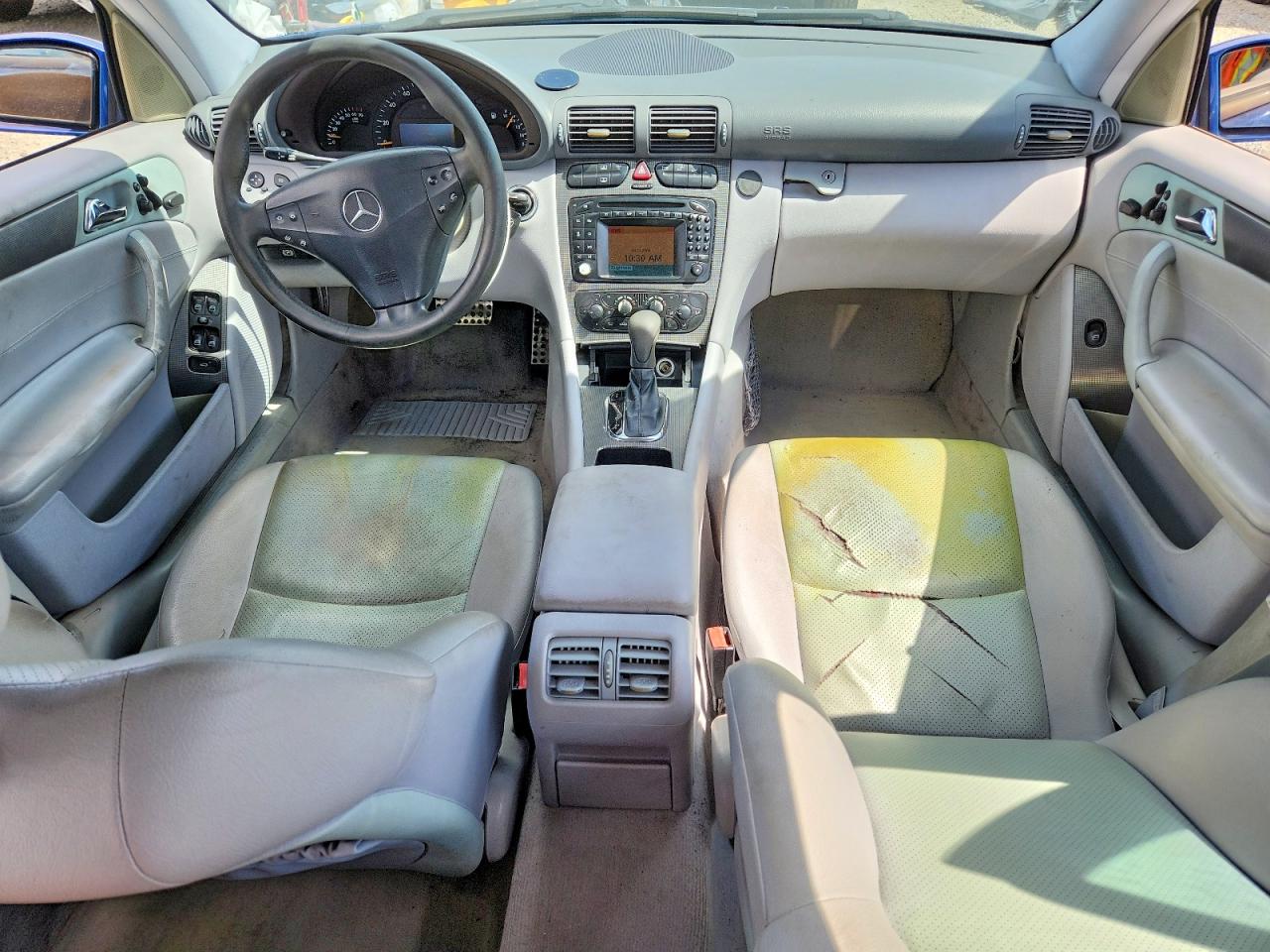 2004 Mercedes-benz C 230k Sport Sedan Blue vin: WDBRF40J74F548598