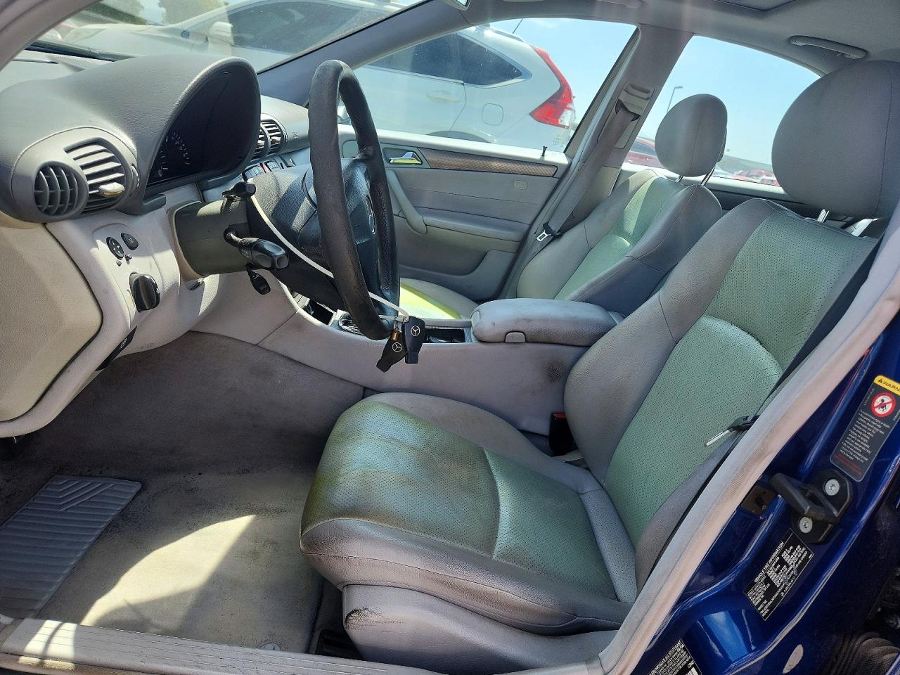 2004 Mercedes-benz C 230k Sport Sedan Blue vin: WDBRF40J74F548598