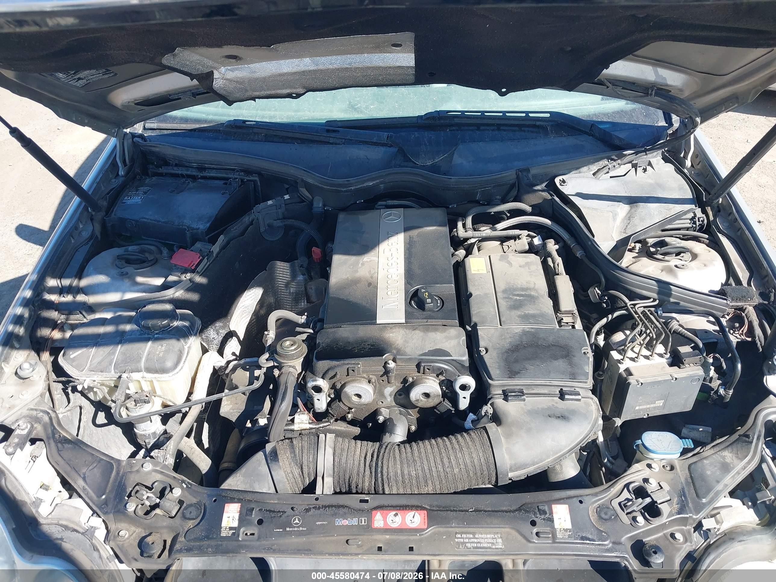 2005 Mercedes-benz C 230 Kompressor Sport Бежевый vin: WDBRF40J75F624239