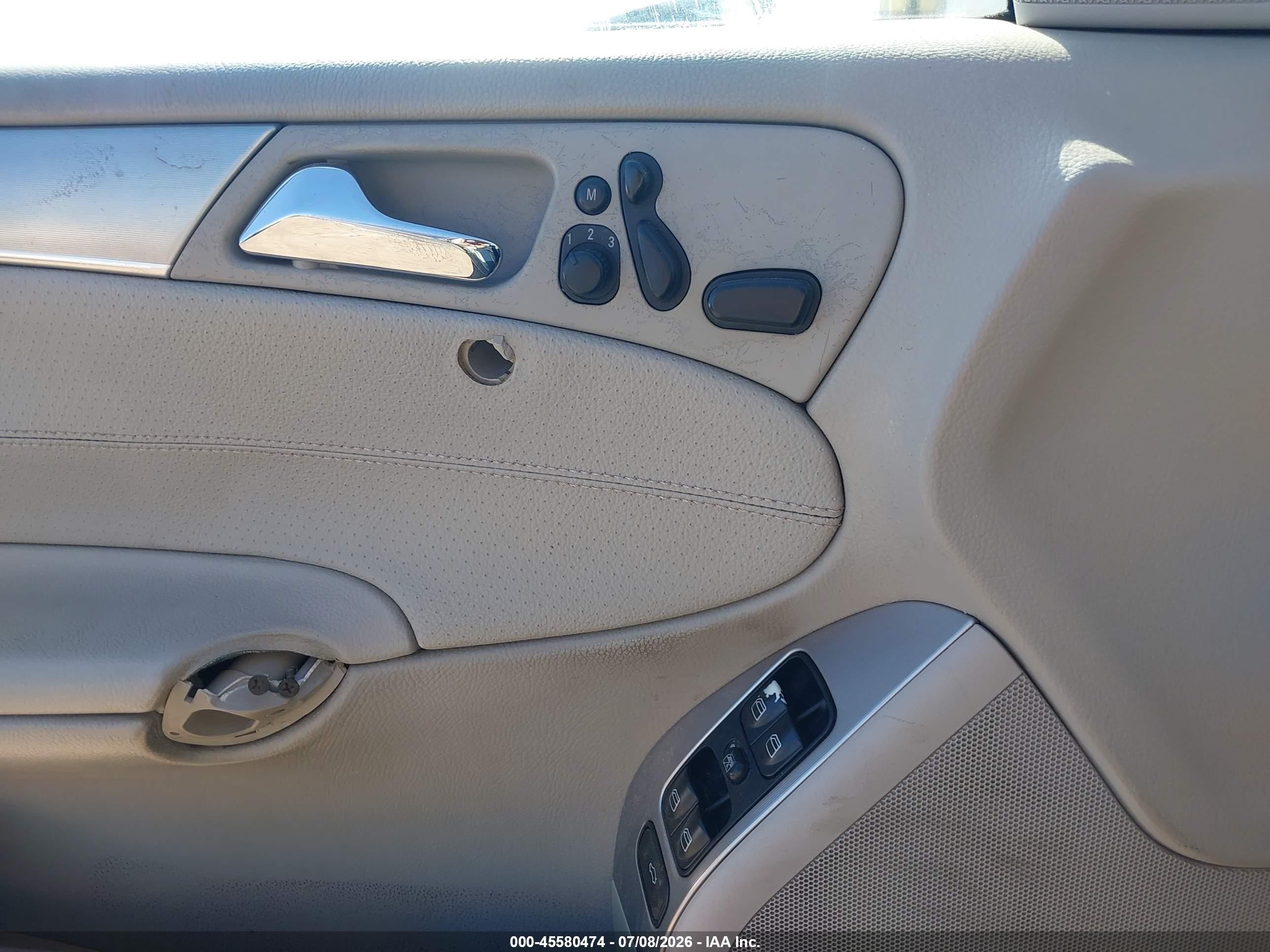 2005 Mercedes-benz C 230 Kompressor Sport Бежевый vin: WDBRF40J75F624239