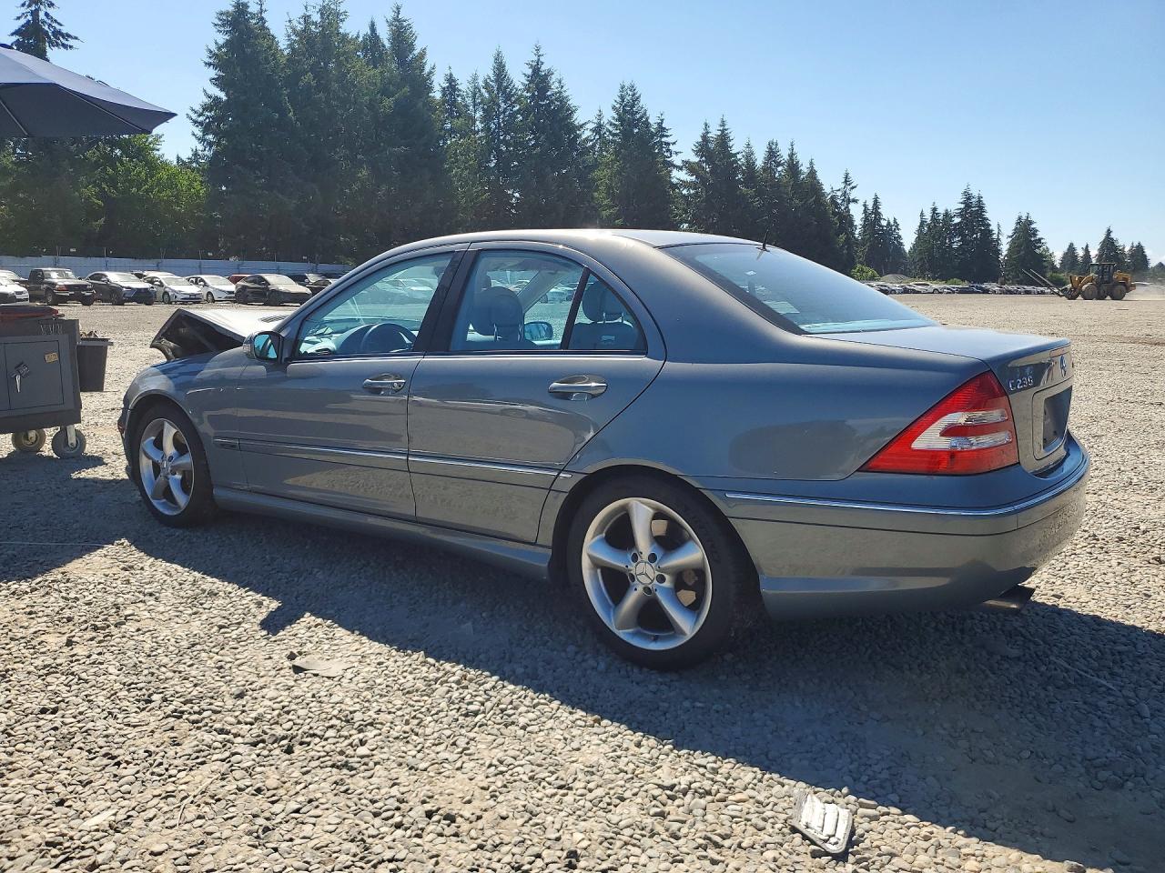 2005 Mercedes-benz C 230k Sport Sedan Серый vin: WDBRF40J75F706553