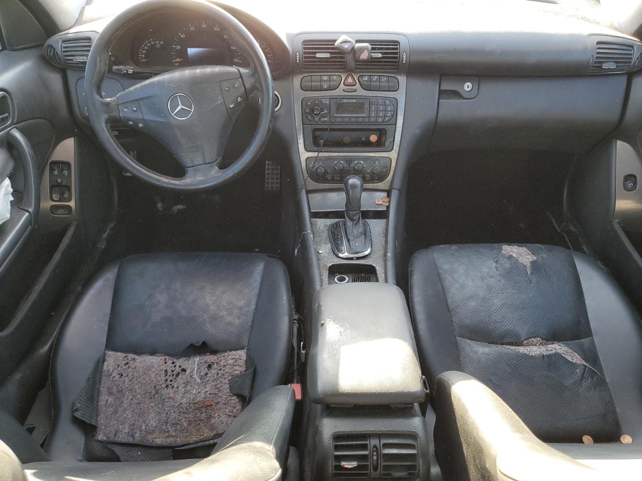 2004 Mercedes-benz C 230k Sport Sedan Silver vin: WDBRF40J84A611754