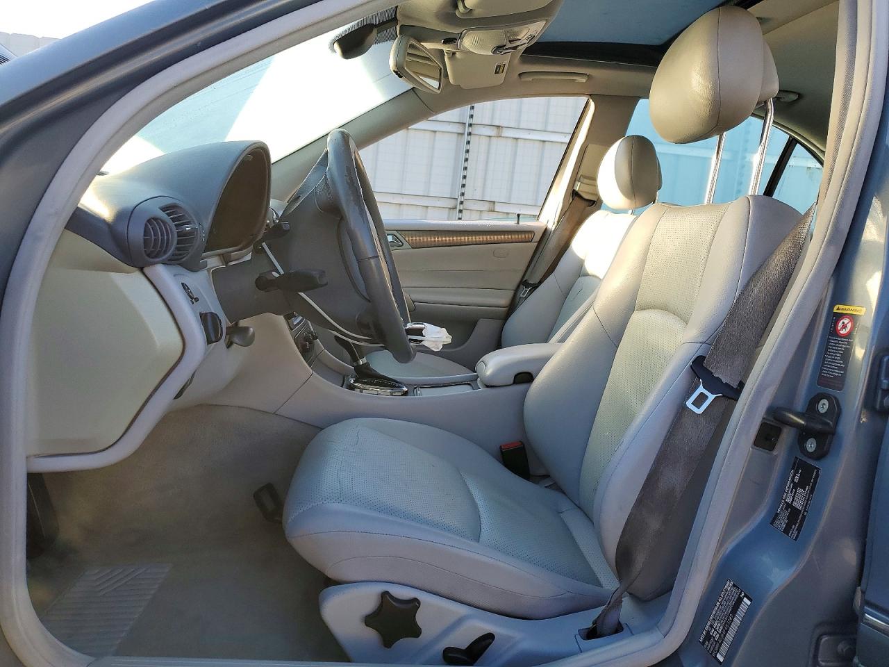 2004 Mercedes-benz C 230k Sport Sedan Gray vin: WDBRF40J84F483289