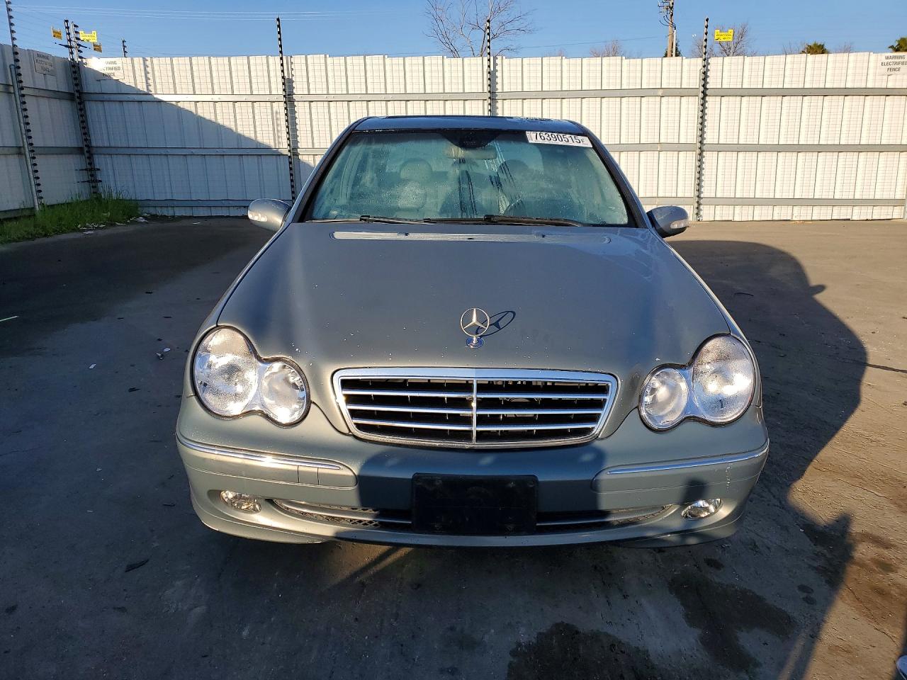 2004 Mercedes-benz C 230k Sport Sedan Gray vin: WDBRF40J84F483289