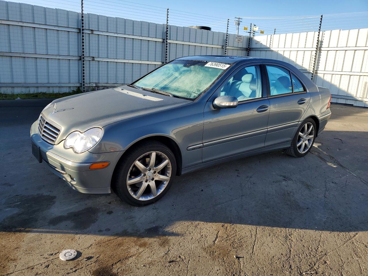 2004 Mercedes-benz C 230k Sport Sedan Gray vin: WDBRF40J84F483289
