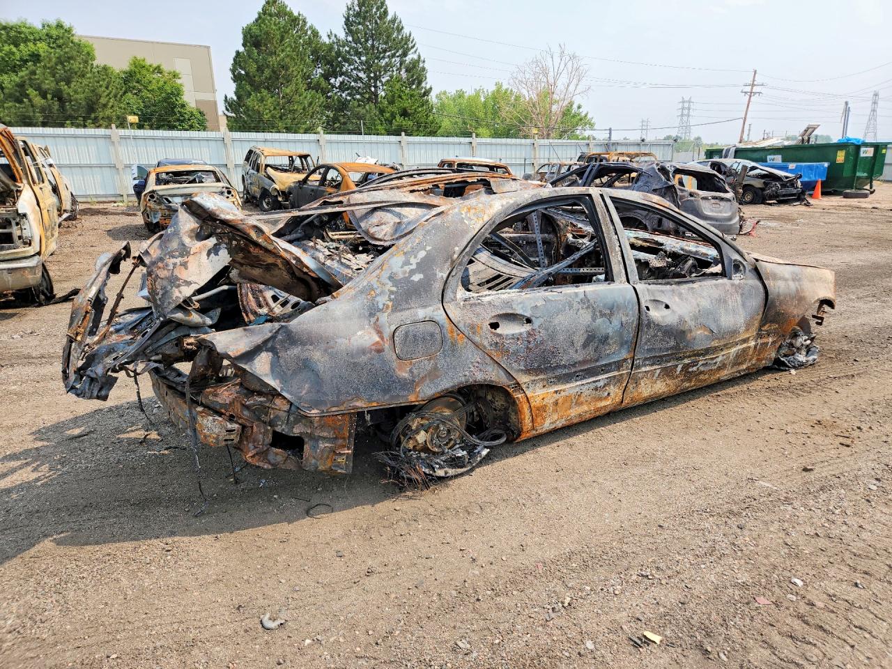 2005 Mercedes-benz C 230k Sport Sedan Burn vin: WDBRF40J85A668103