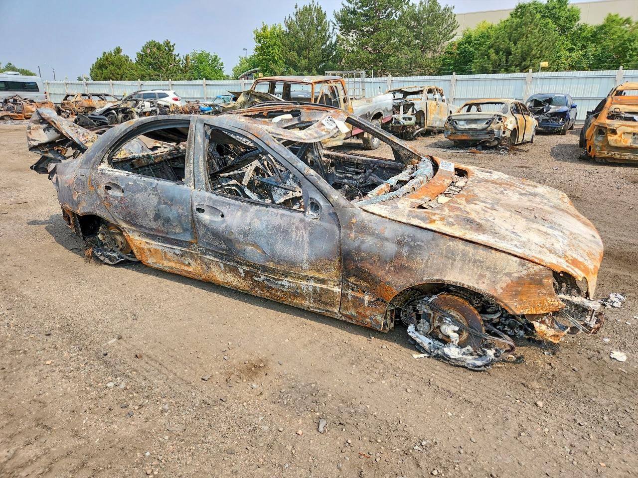 2005 Mercedes-benz C 230k Sport Sedan Burn vin: WDBRF40J85A668103