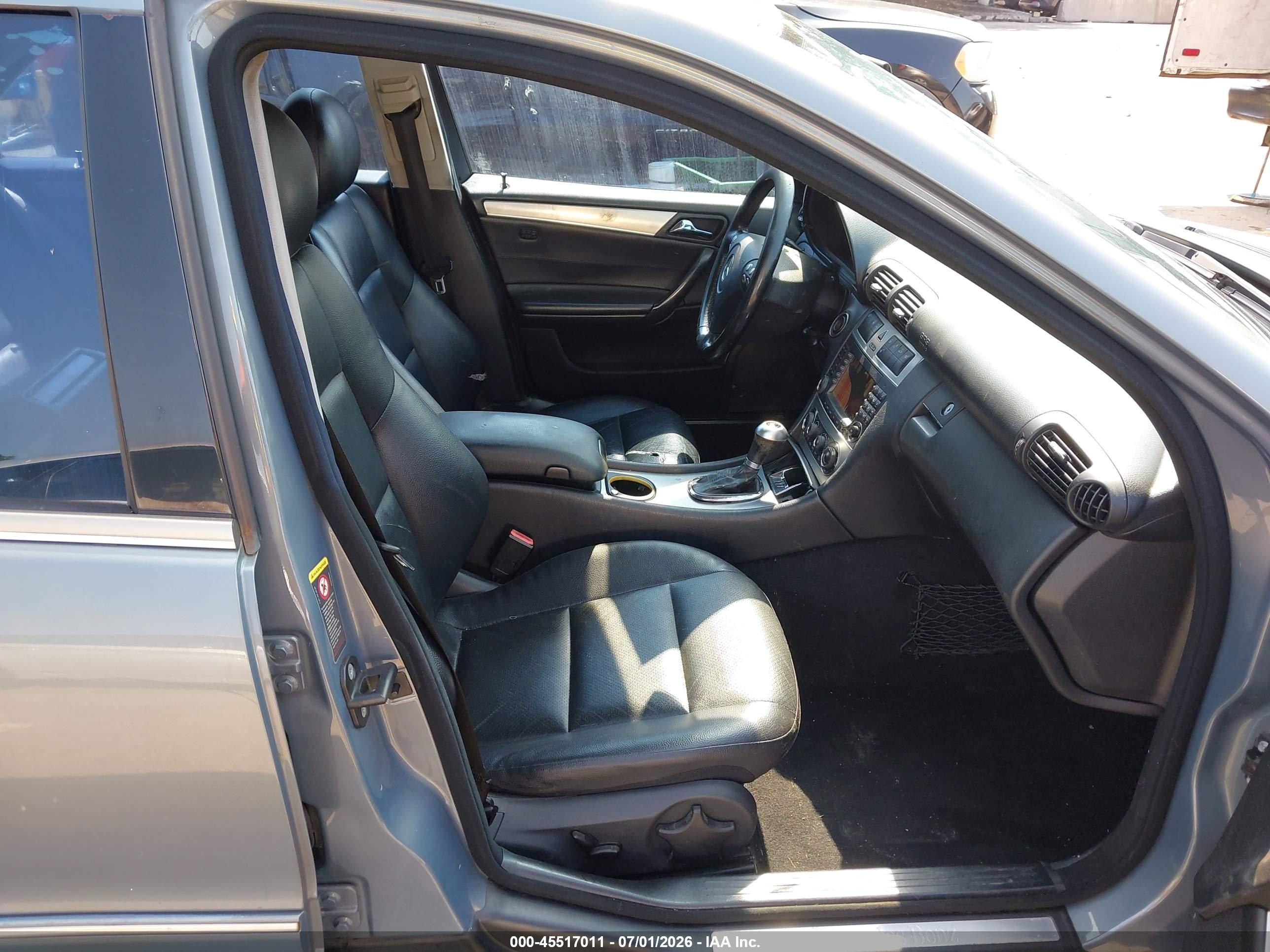 2005 Mercedes-benz C 230 Kompressor Sport Blue vin: WDBRF40J85F596094