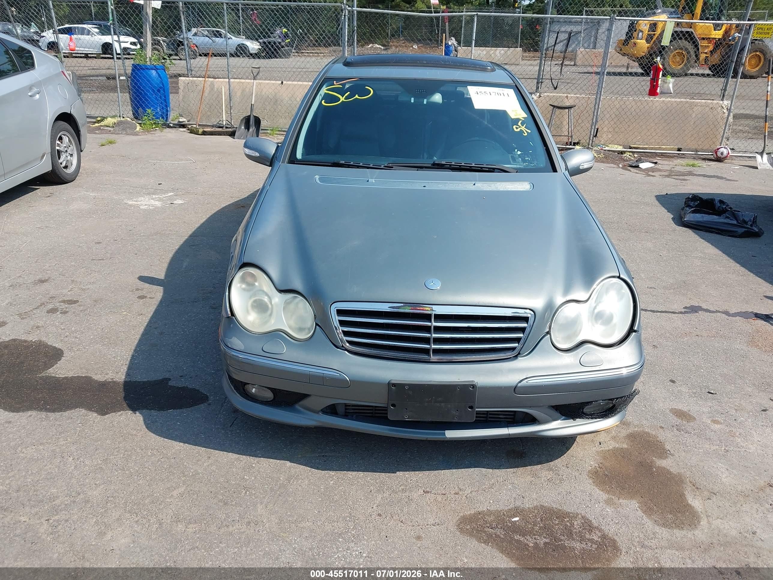 2005 Mercedes-benz C 230 Kompressor Sport Blue vin: WDBRF40J85F596094