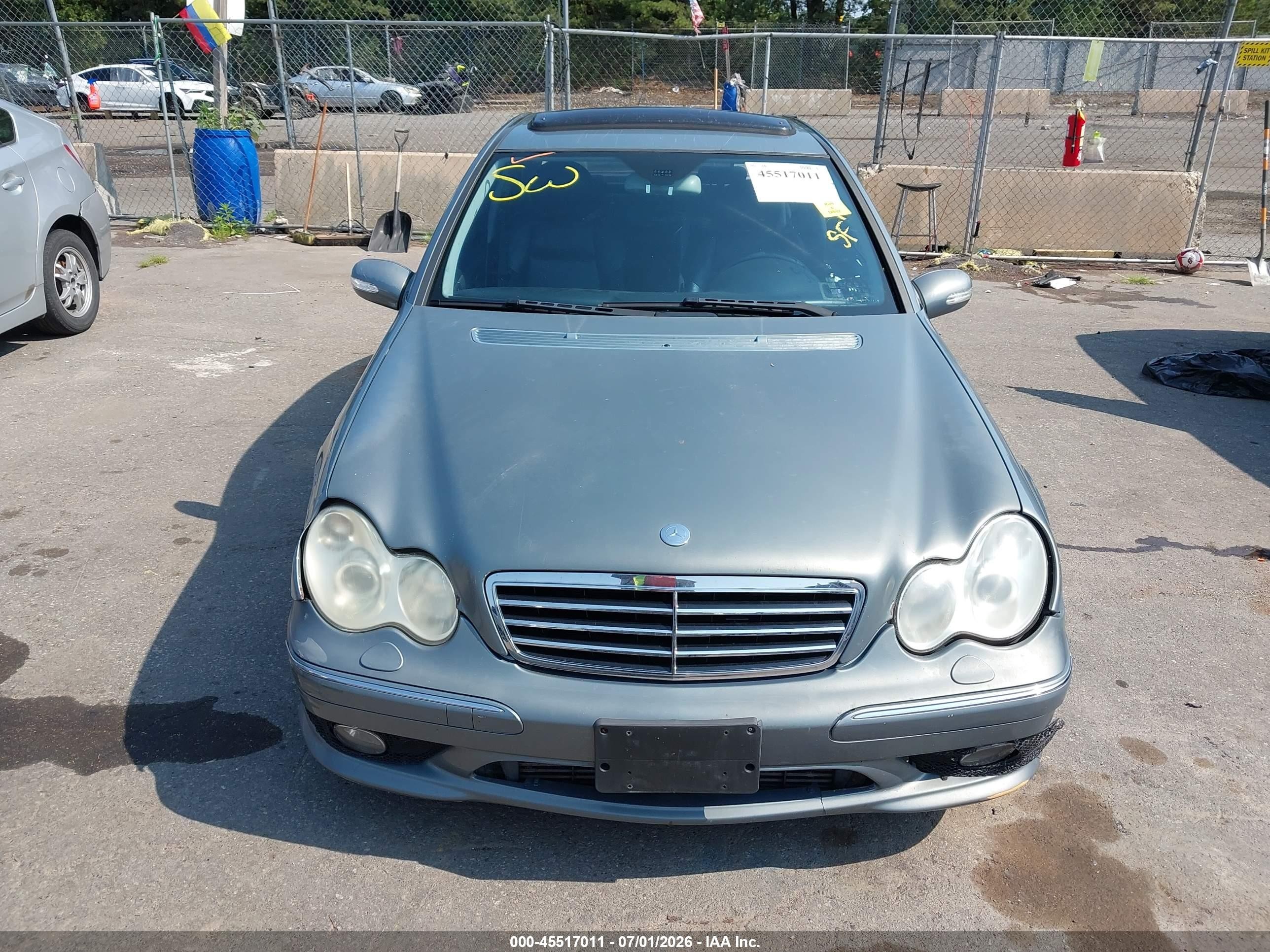 2005 Mercedes-benz C 230 Kompressor Sport Blue vin: WDBRF40J85F596094