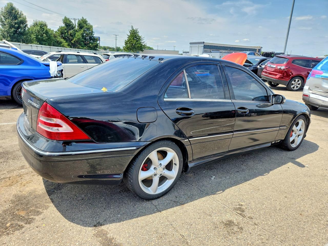 2005 Mercedes-benz C 230k Sport Sedan Черный vin: WDBRF40J85F664085