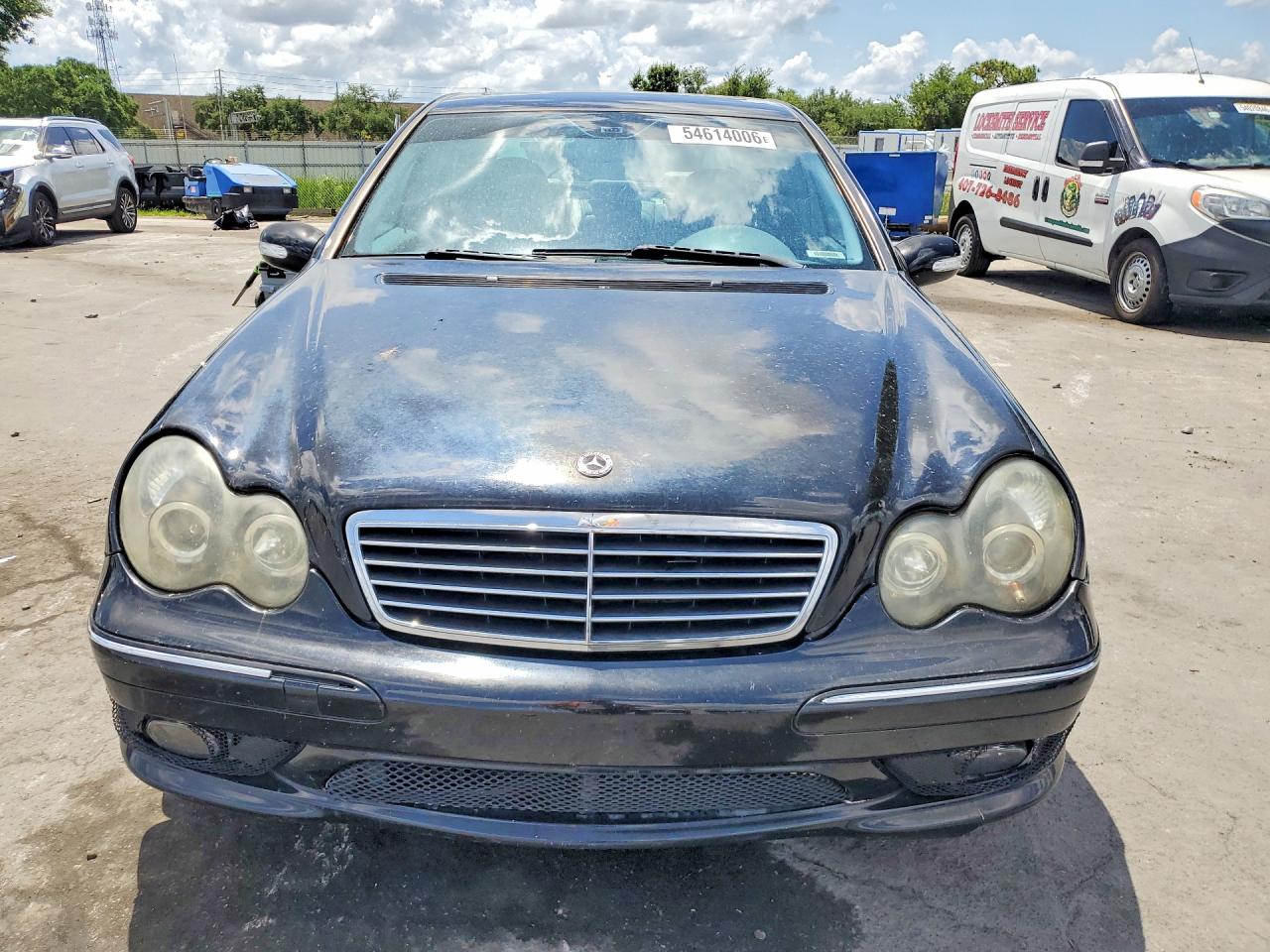 2005 Mercedes-benz C 230k Sport Sedan Black vin: WDBRF40J85F679931