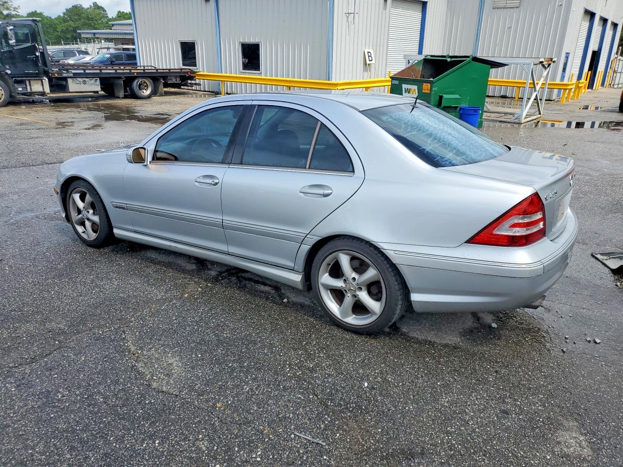 2005 Mercedes-benz C 230k Sport Sedan Silver vin: WDBRF40J85F683140
