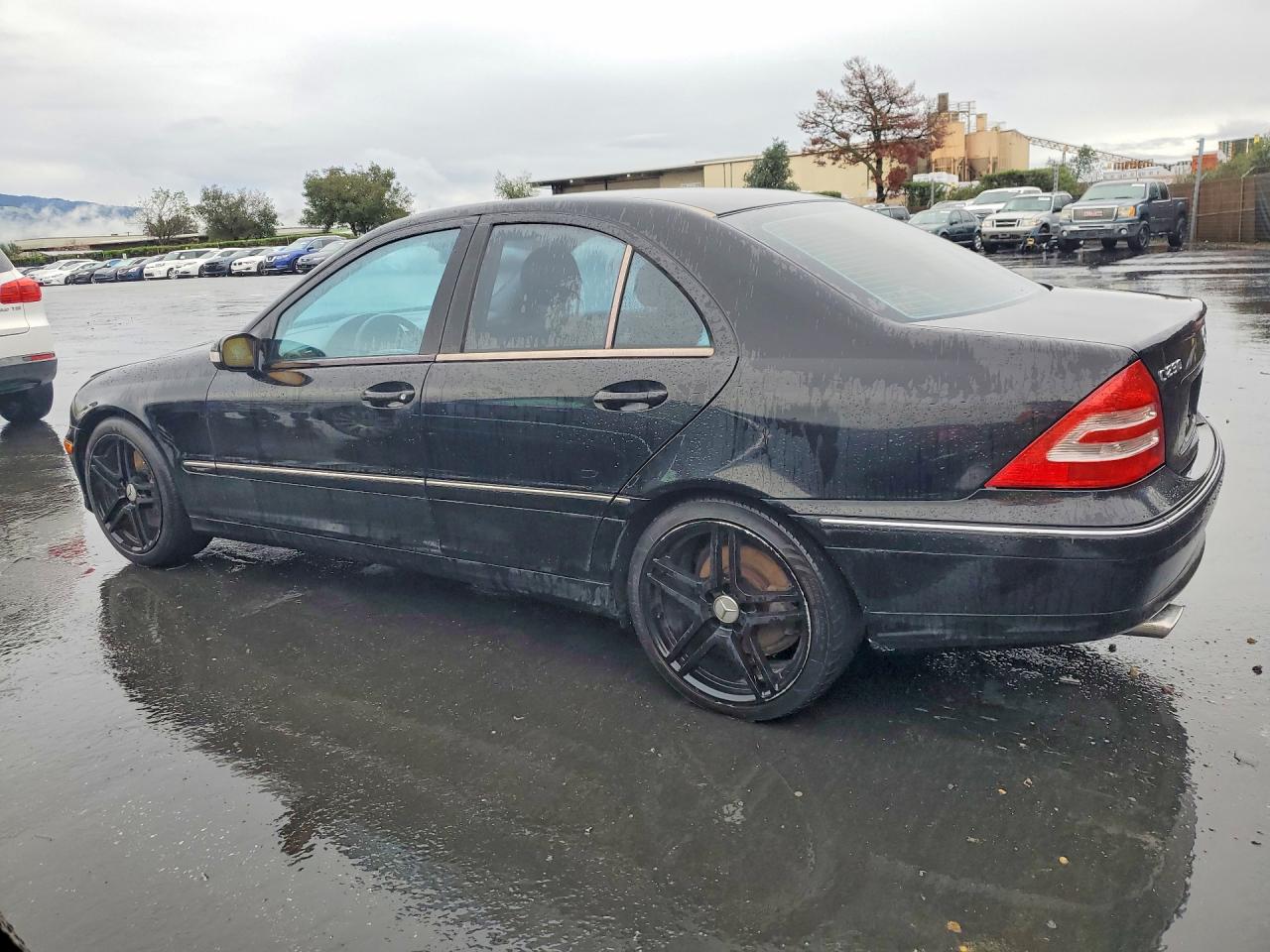 2004 Mercedes-benz C 230k Sport Sedan Black vin: WDBRF40J94A630636