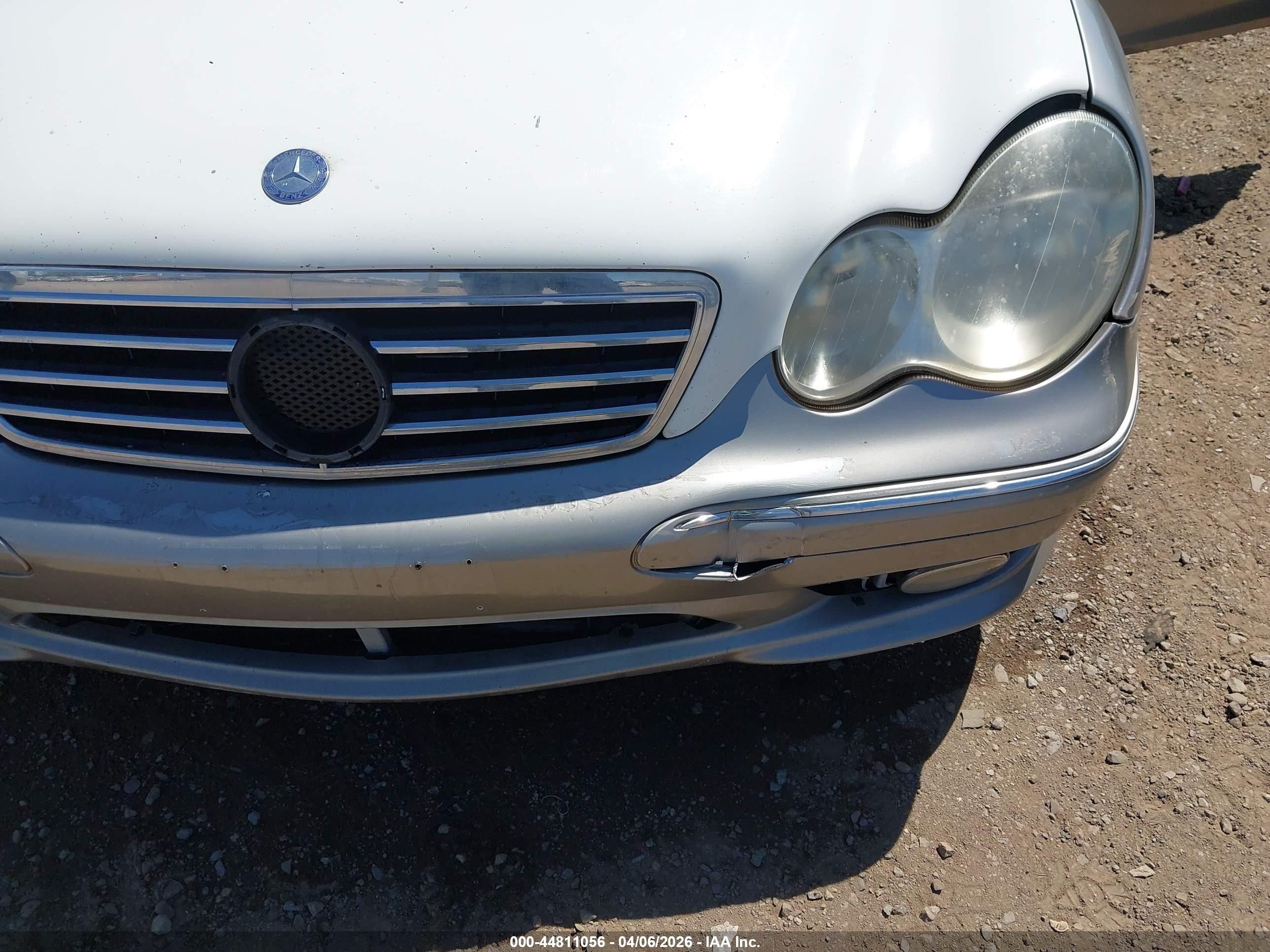 2005 Mercedes-benz C 230 Kompressor Sport Gray vin: WDBRF40J95F709860