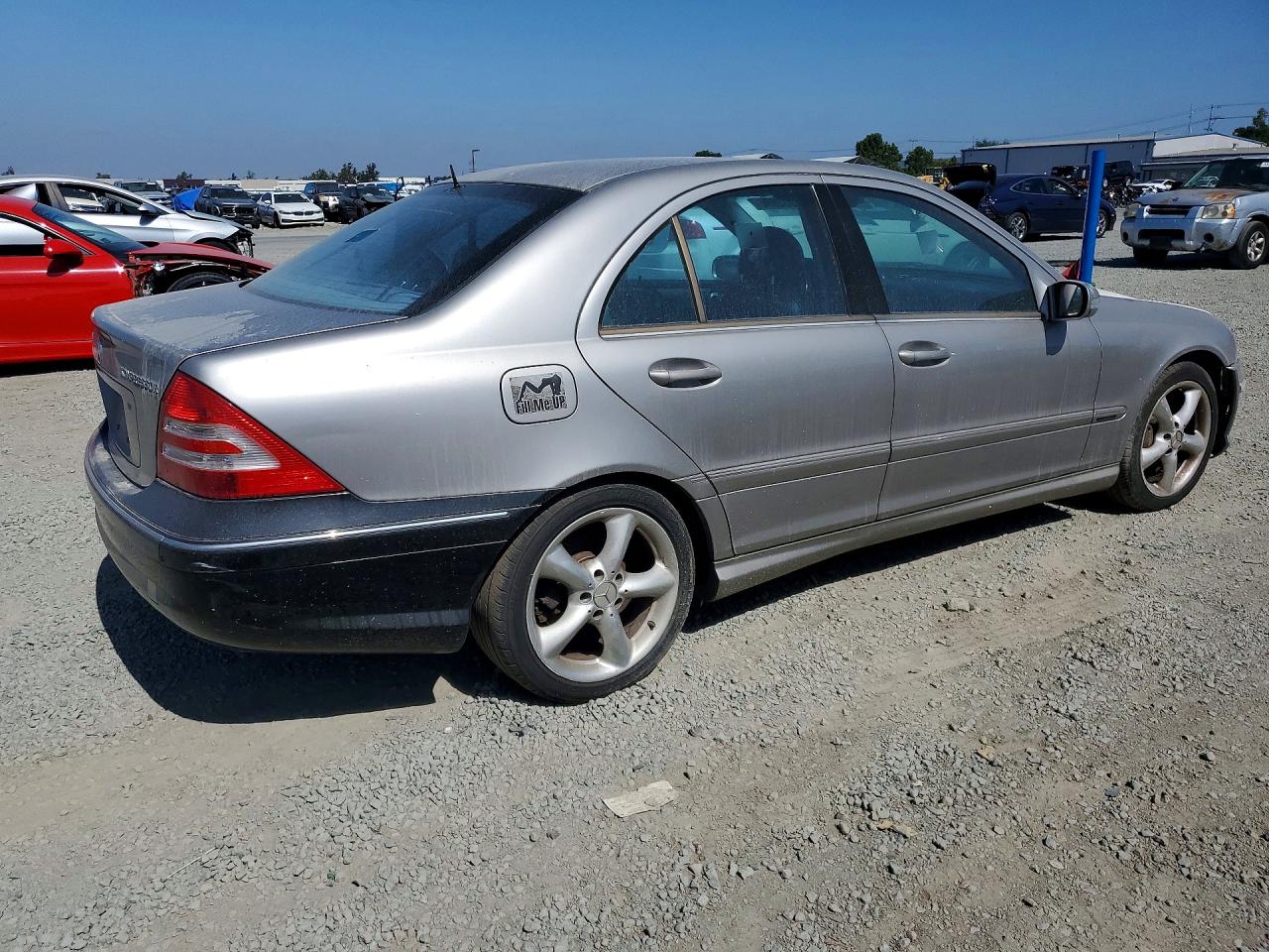 2005 Mercedes-benz C 230k Sport Sedan Gray vin: WDBRF40J95F709860