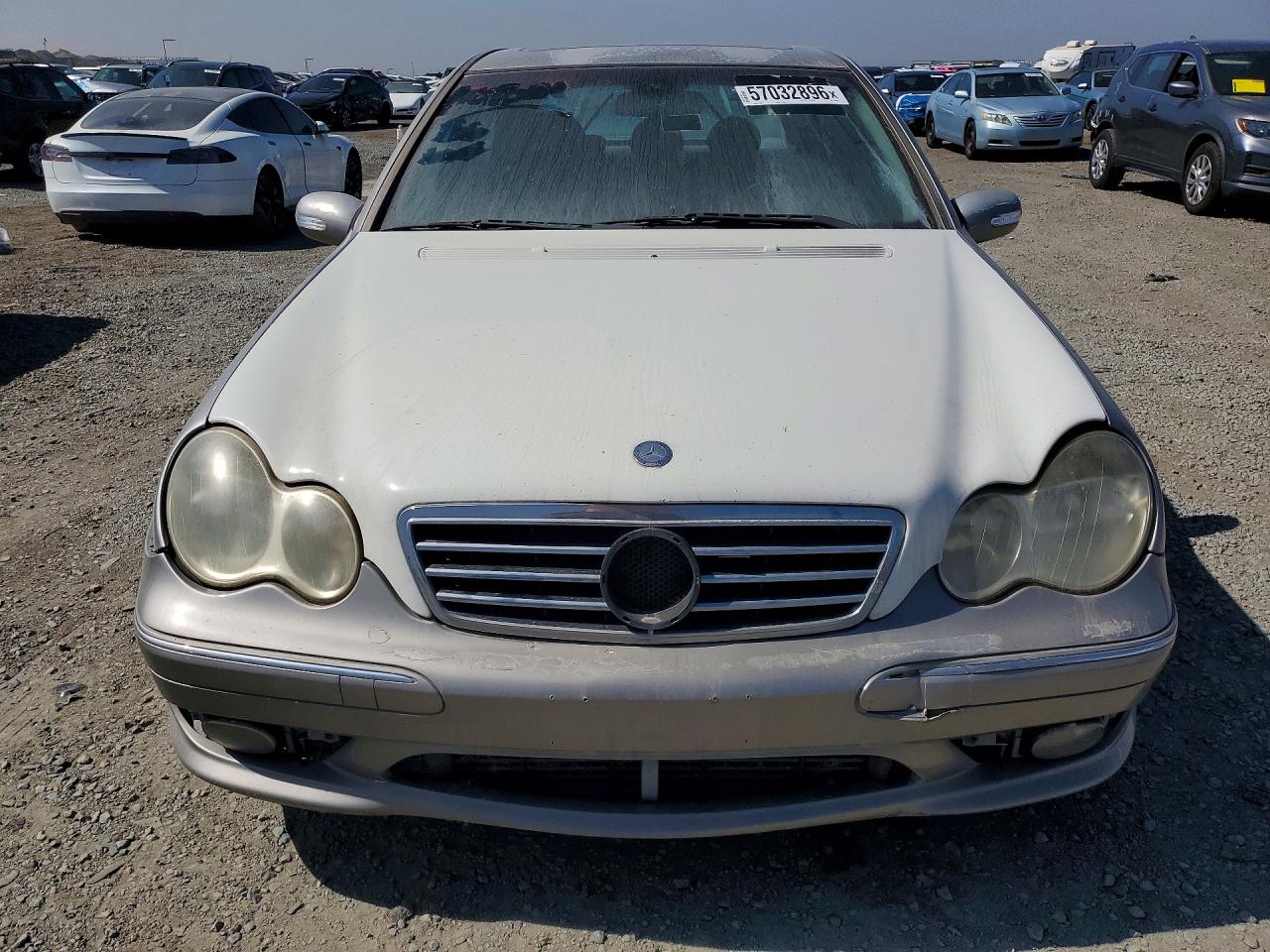 2005 Mercedes-benz C 230k Sport Sedan Gray vin: WDBRF40J95F709860