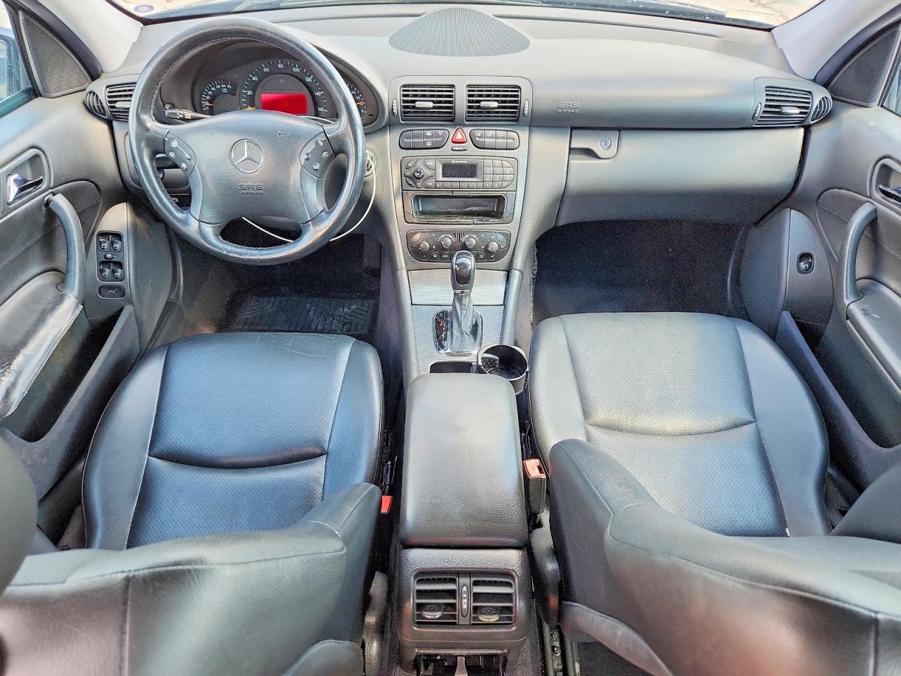 2003 Mercedes-benz C 230k Sport Sedan Black vin: WDBRF40JX3F429345