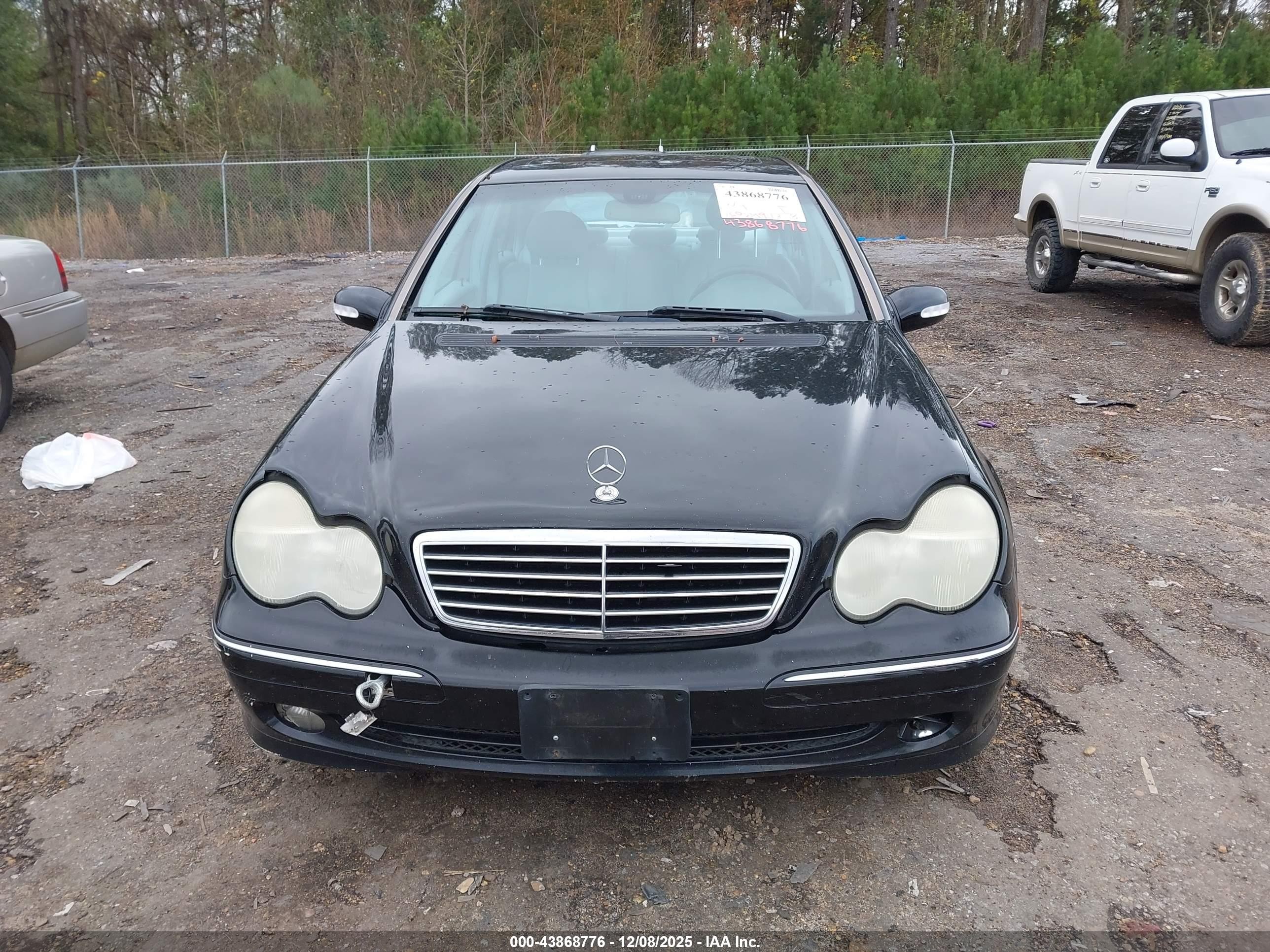 2004 Mercedes-benz C 230 Kompressor Sport/sport Black vin: WDBRF40JX4A602022