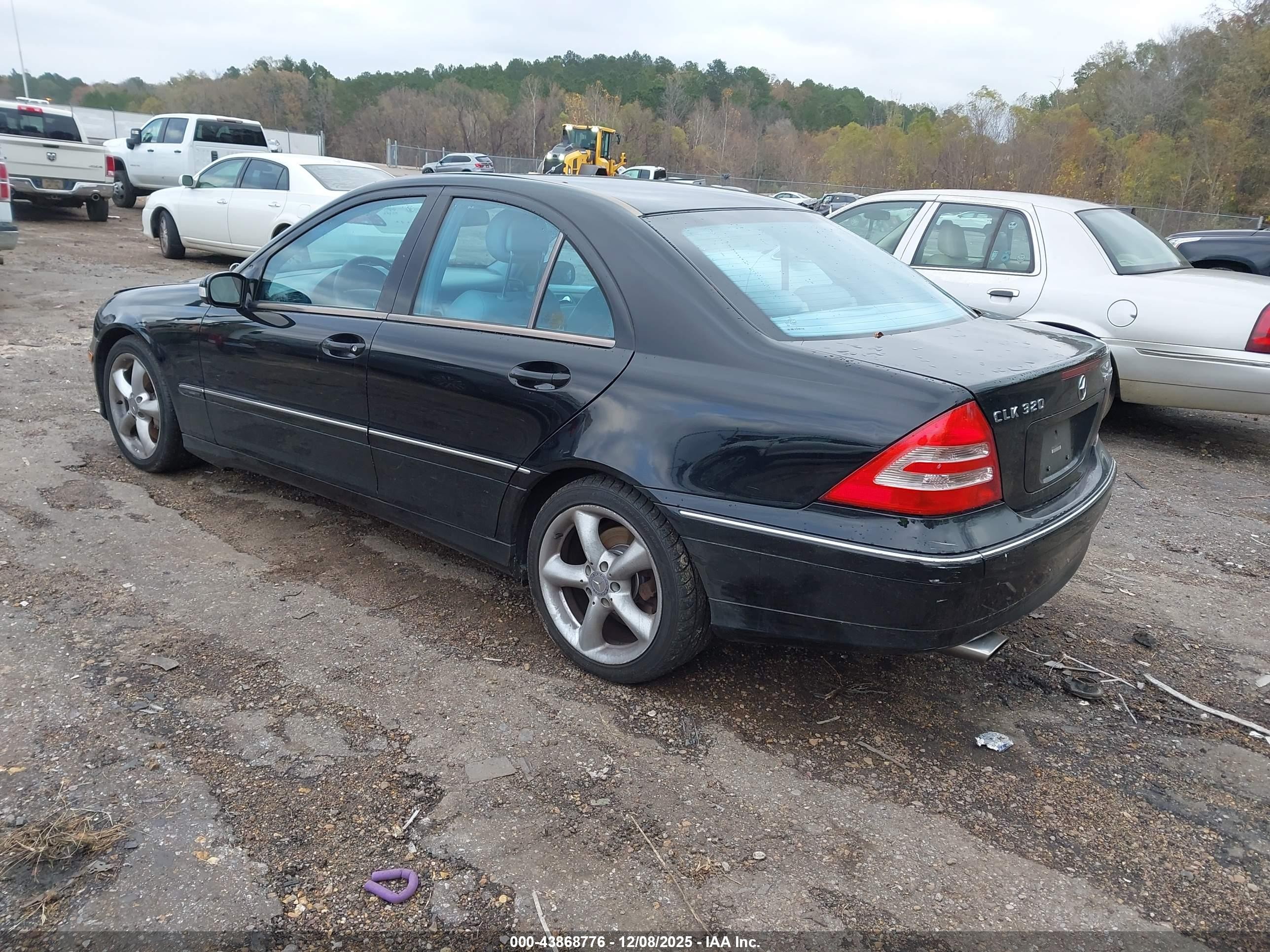 2004 Mercedes-benz C 230 Kompressor Sport/sport Black vin: WDBRF40JX4A602022