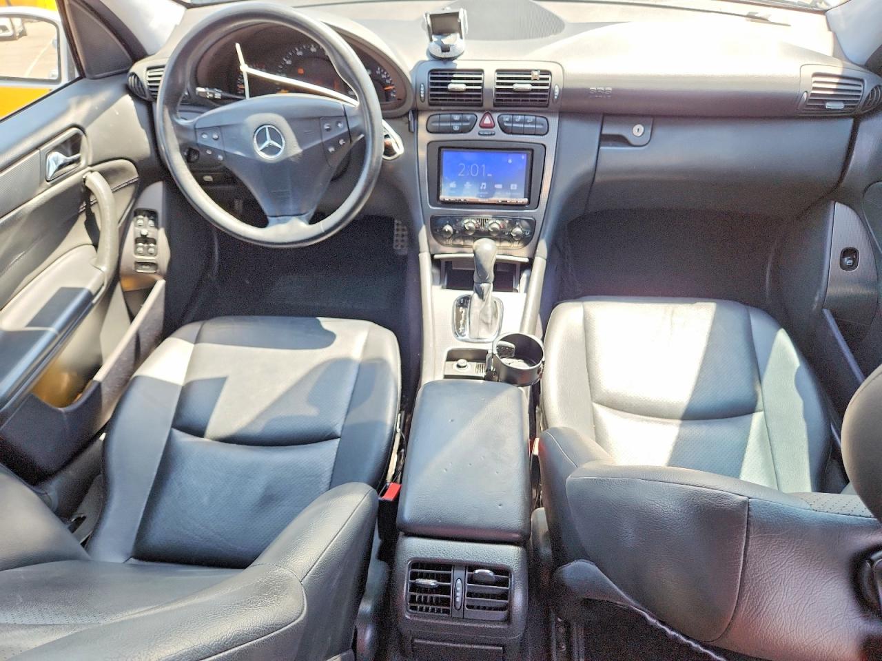 2004 Mercedes-benz C 230k Sport Sedan Silver vin: WDBRF40JX4F549745