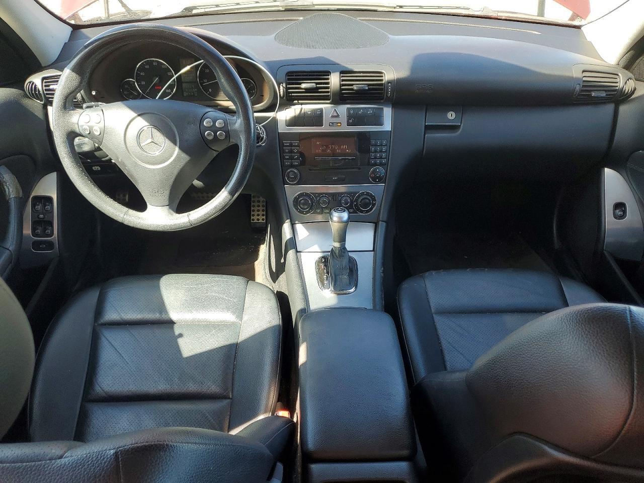2005 Mercedes-benz C 230k Sport Sedan Burgundy vin: WDBRF40JX5F582679