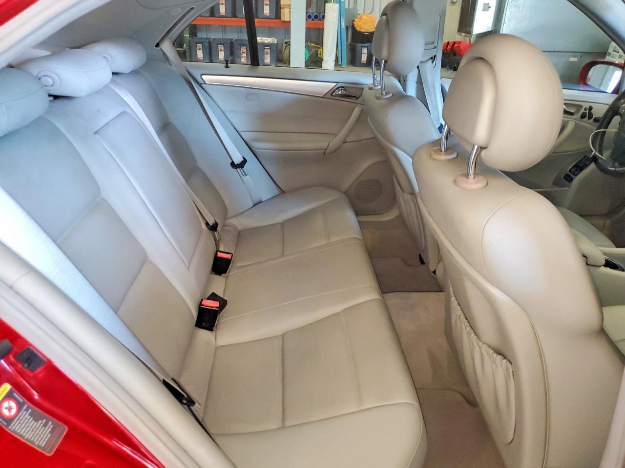 2005 Mercedes-benz C 230k Sport Sedan Red vin: WDBRF40JX5F716543