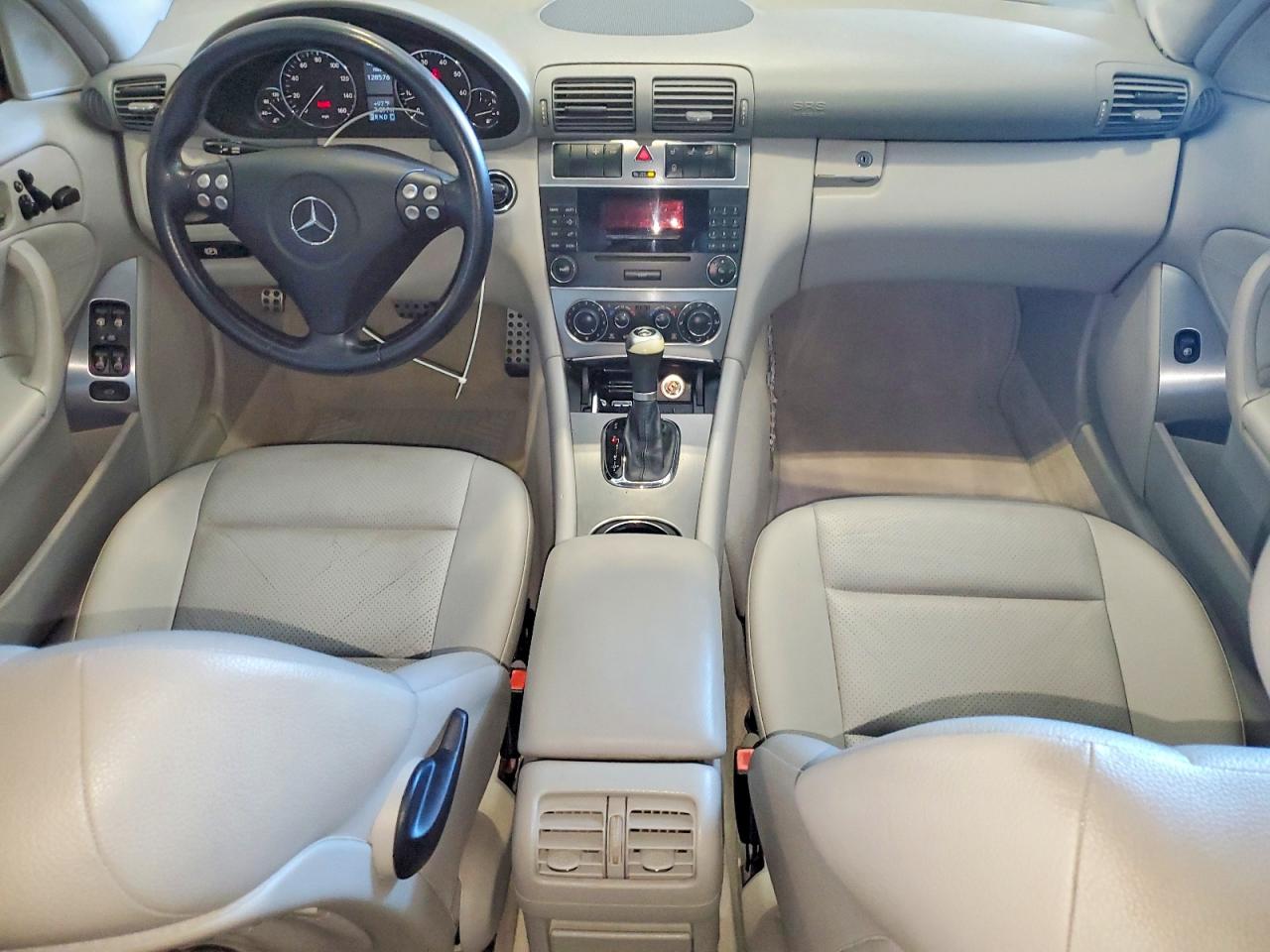 2005 Mercedes-benz C 230k Sport Sedan Red vin: WDBRF40JX5F716543