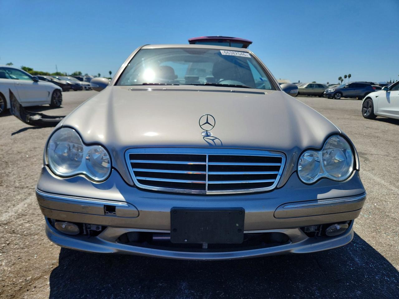 2006 Mercedes-benz C 230 Gray vin: WDBRF52H06A836303