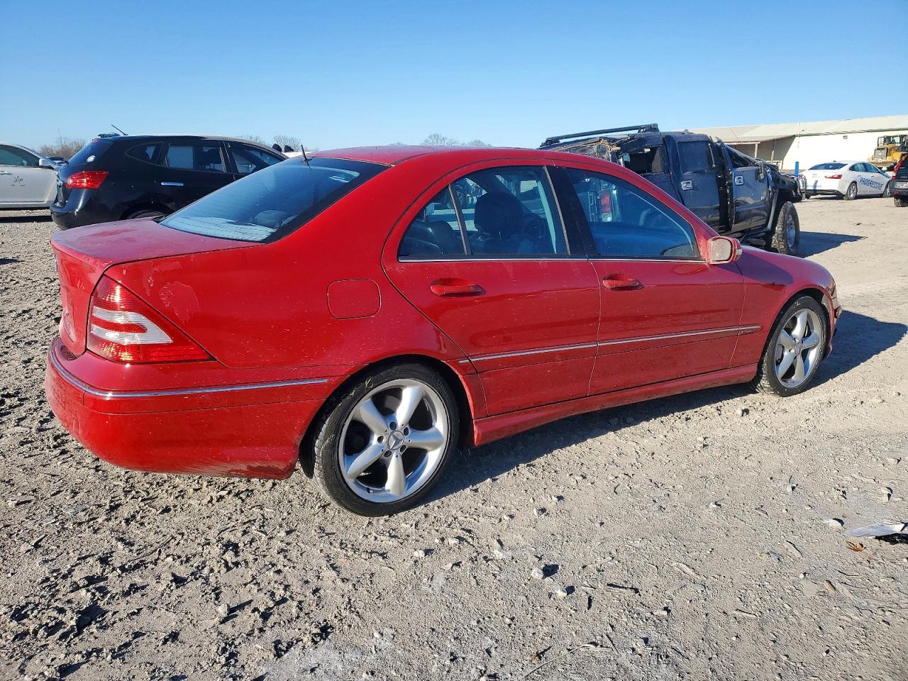 2006 Mercedes-benz C 230 Red vin: WDBRF52H06A882391