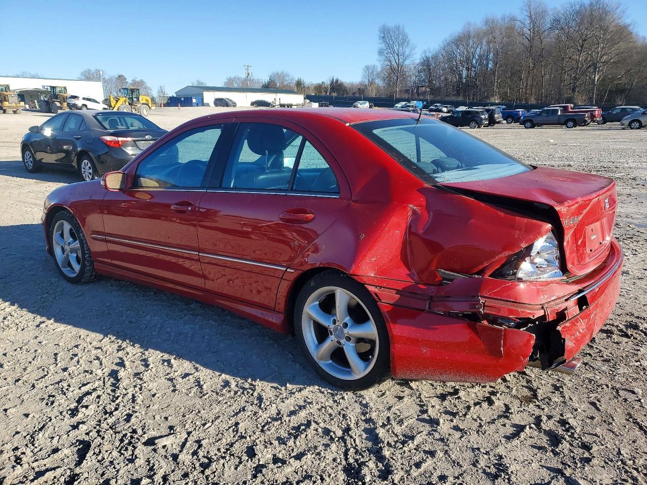 2006 Mercedes-benz C 230 Red vin: WDBRF52H06A882391