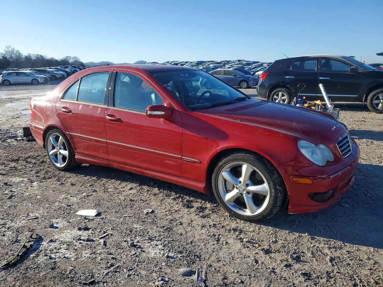 2006 Mercedes-benz C 230 Red vin: WDBRF52H06A882391