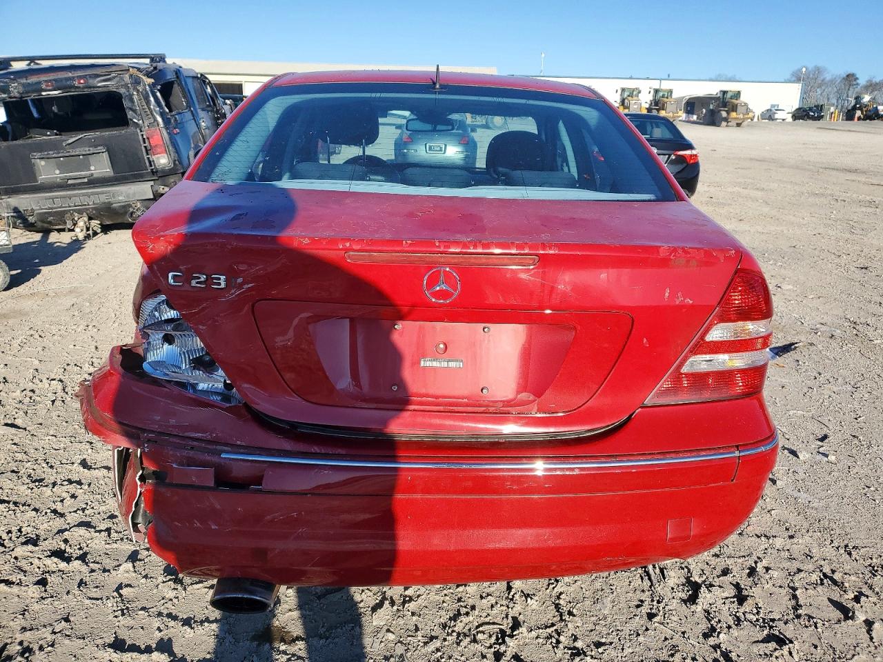 2006 Mercedes-benz C 230 Red vin: WDBRF52H06A882391