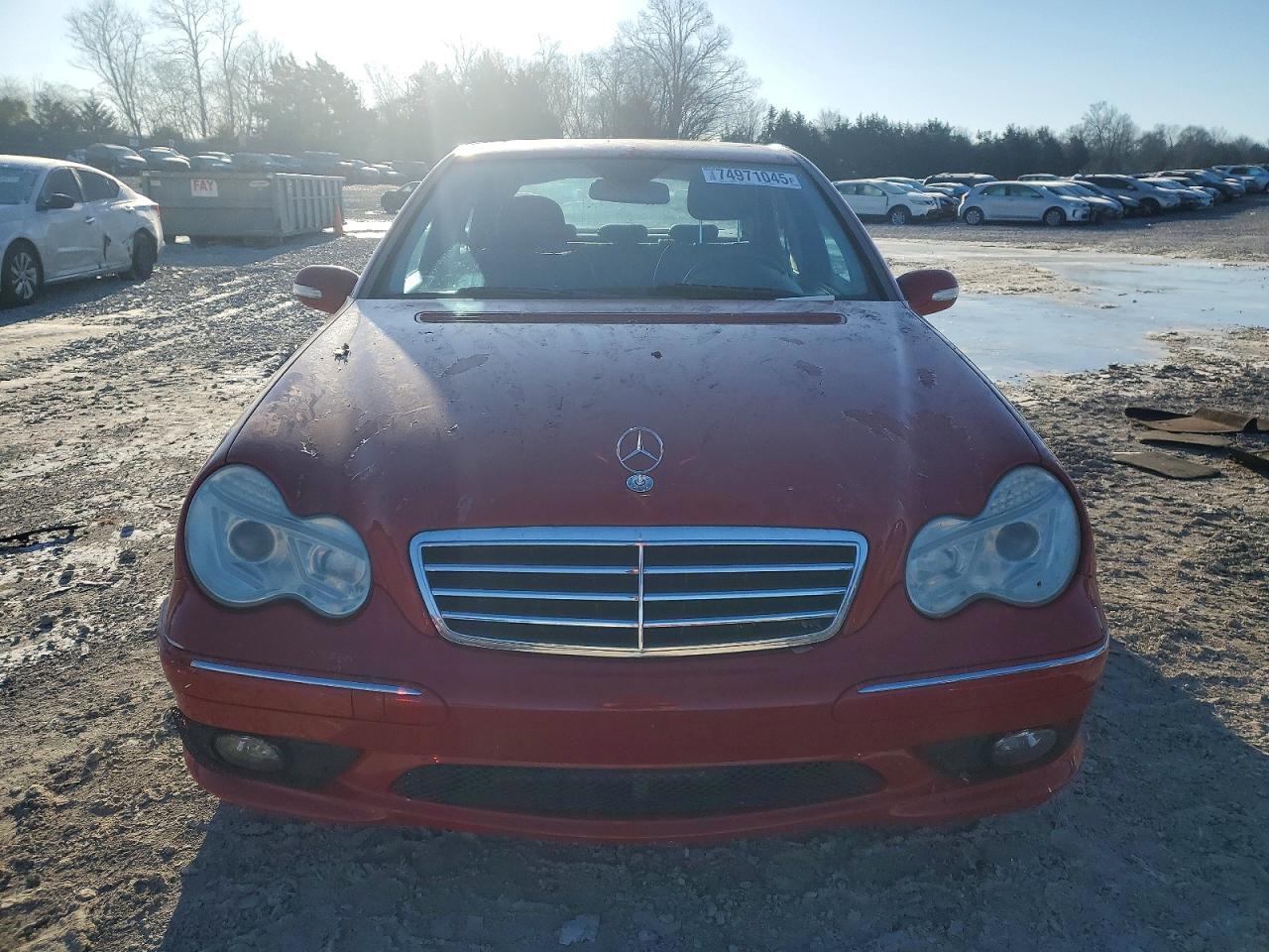 2006 Mercedes-benz C 230 Red vin: WDBRF52H06A882391
