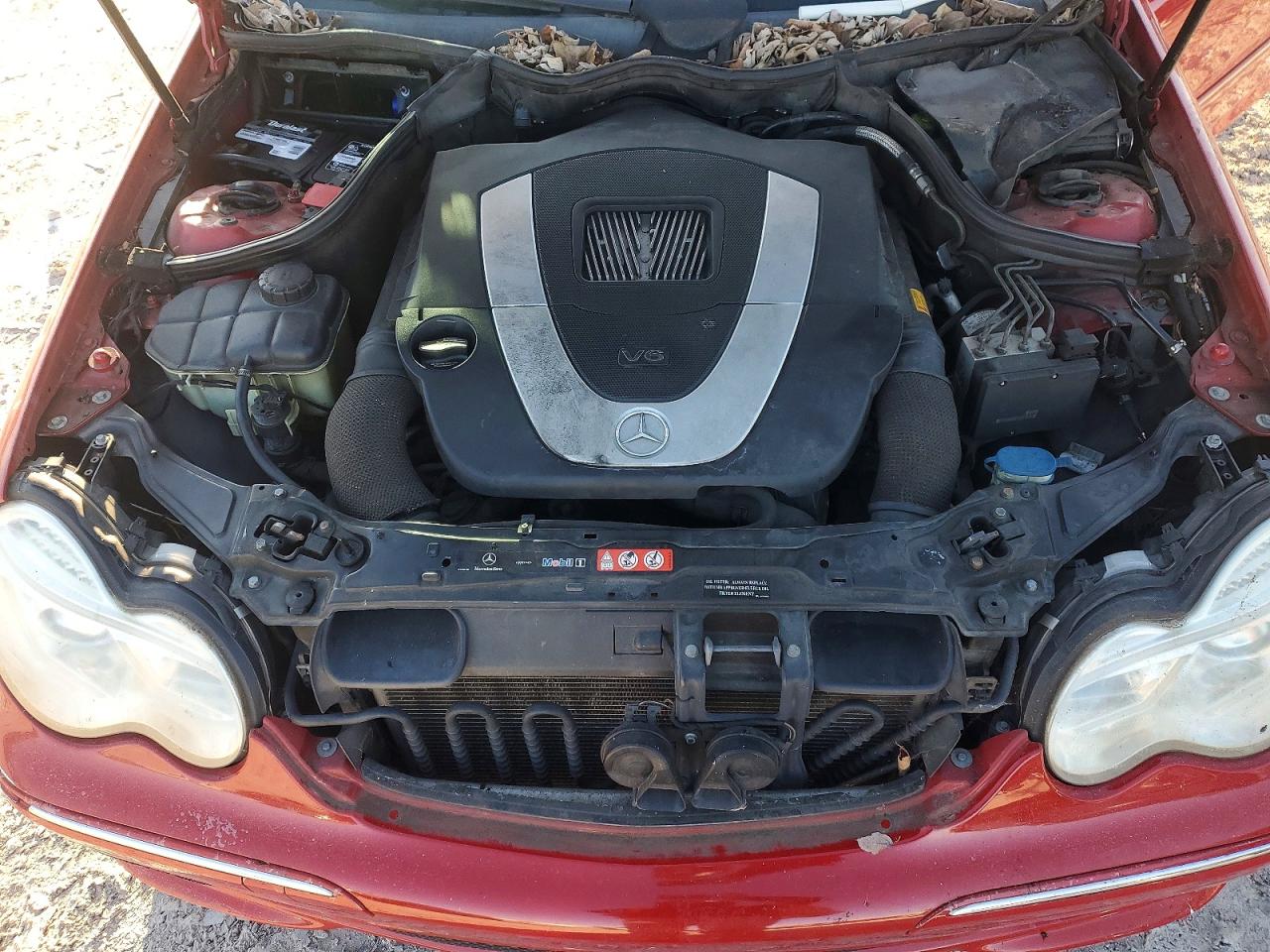 2006 Mercedes-benz C 230 Red vin: WDBRF52H06A882391