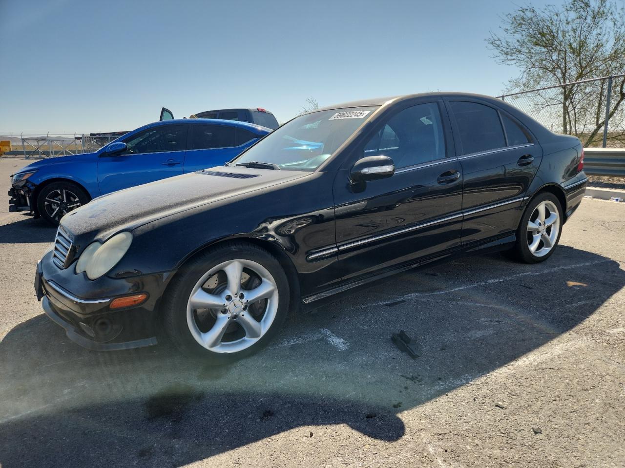 2006 Mercedes-benz C 230 Черный vin: WDBRF52H06A890913