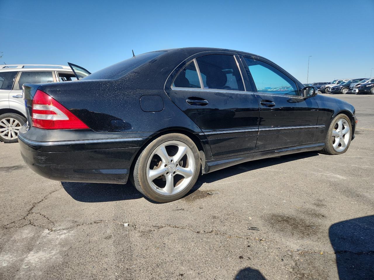 2006 Mercedes-benz C 230 Черный vin: WDBRF52H06A890913