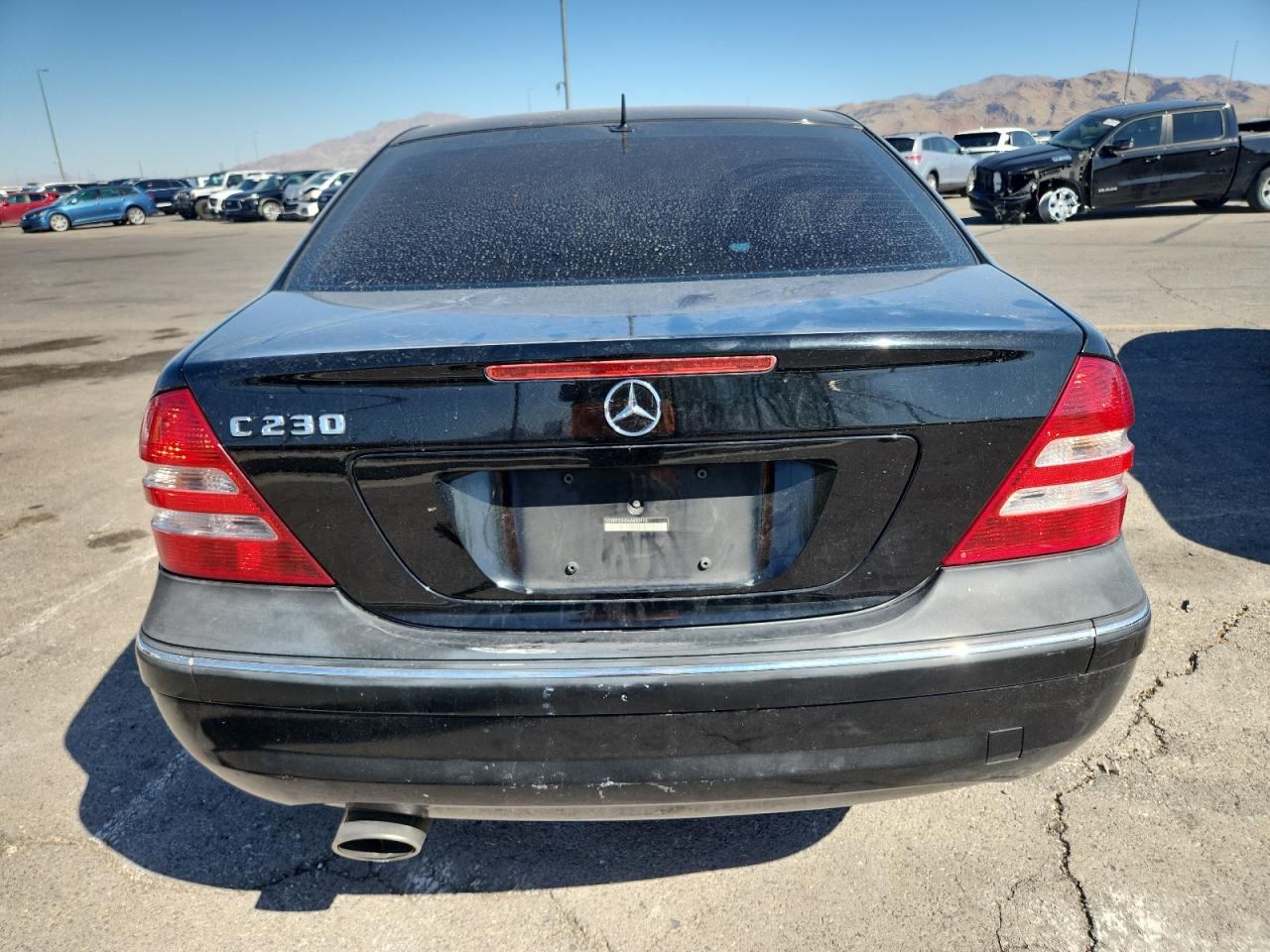 2006 Mercedes-benz C 230 Черный vin: WDBRF52H06A890913