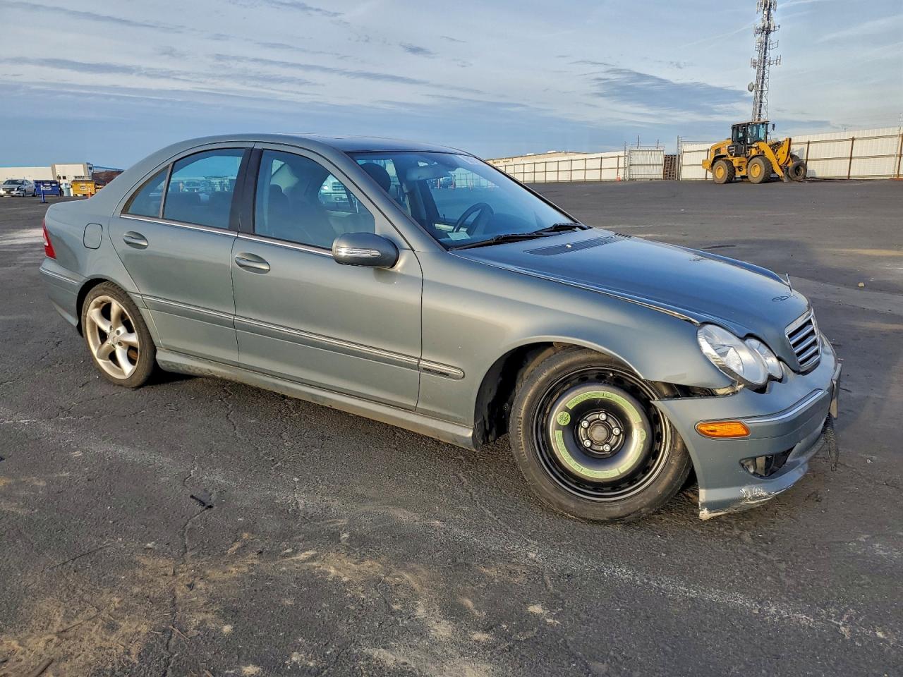 2006 Mercedes-benz C 230 Silver vin: WDBRF52H06A914546