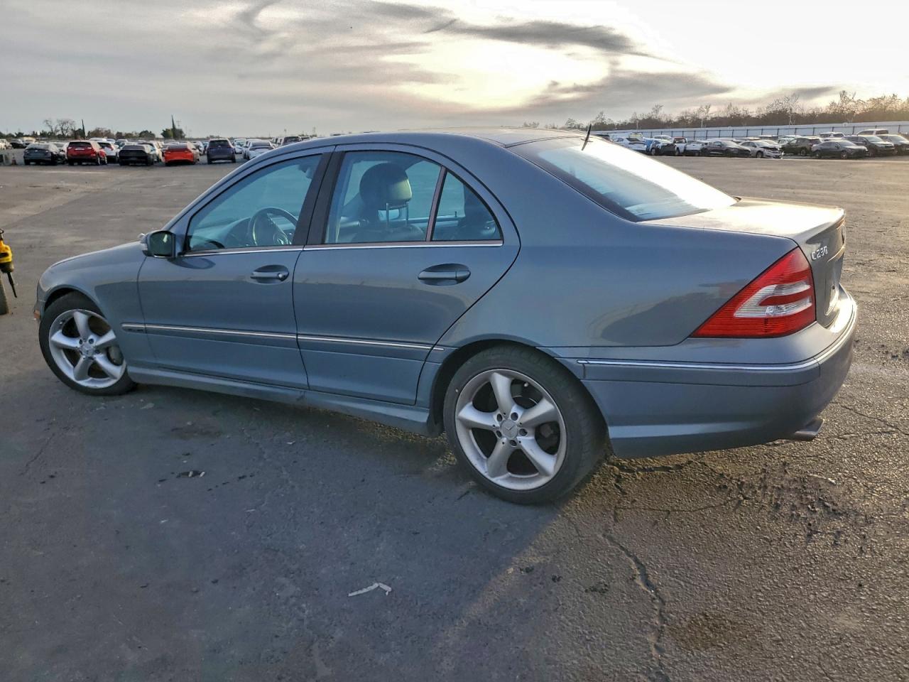 2006 Mercedes-benz C 230 Silver vin: WDBRF52H06A914546
