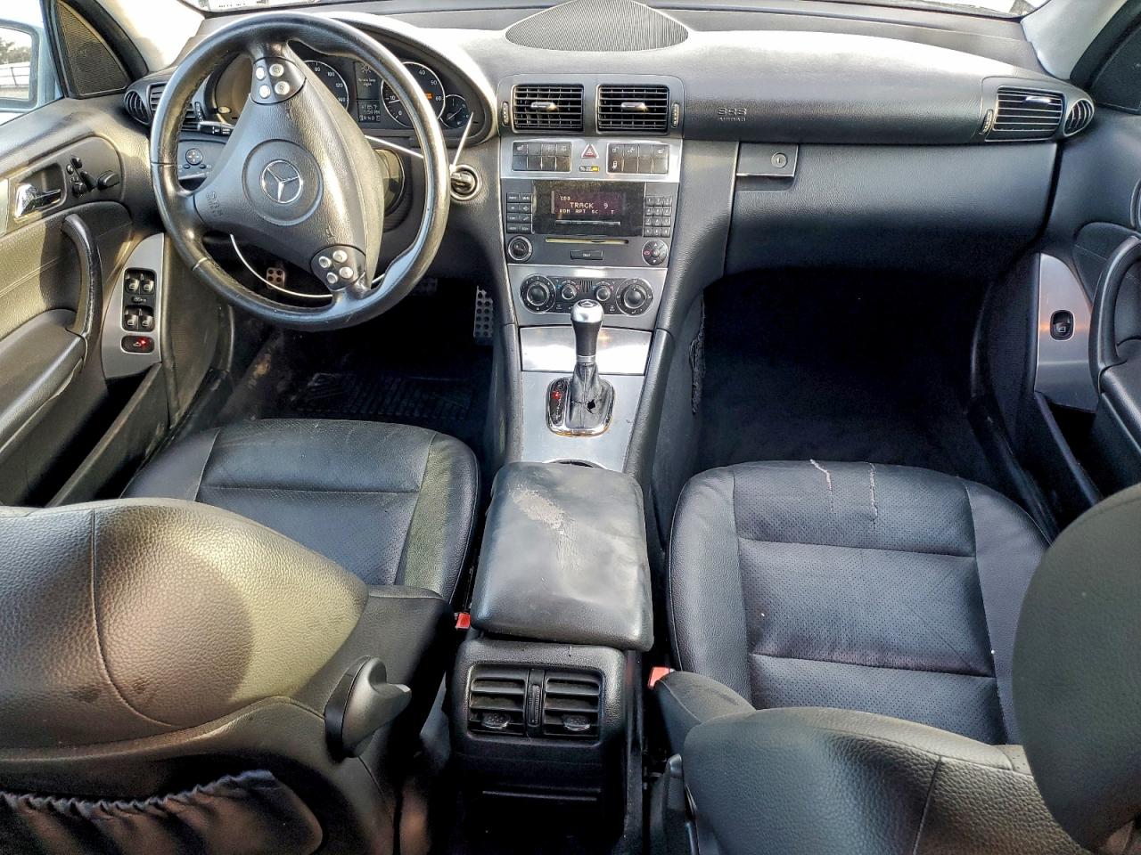 2006 Mercedes-benz C 230 Silver vin: WDBRF52H06A914546