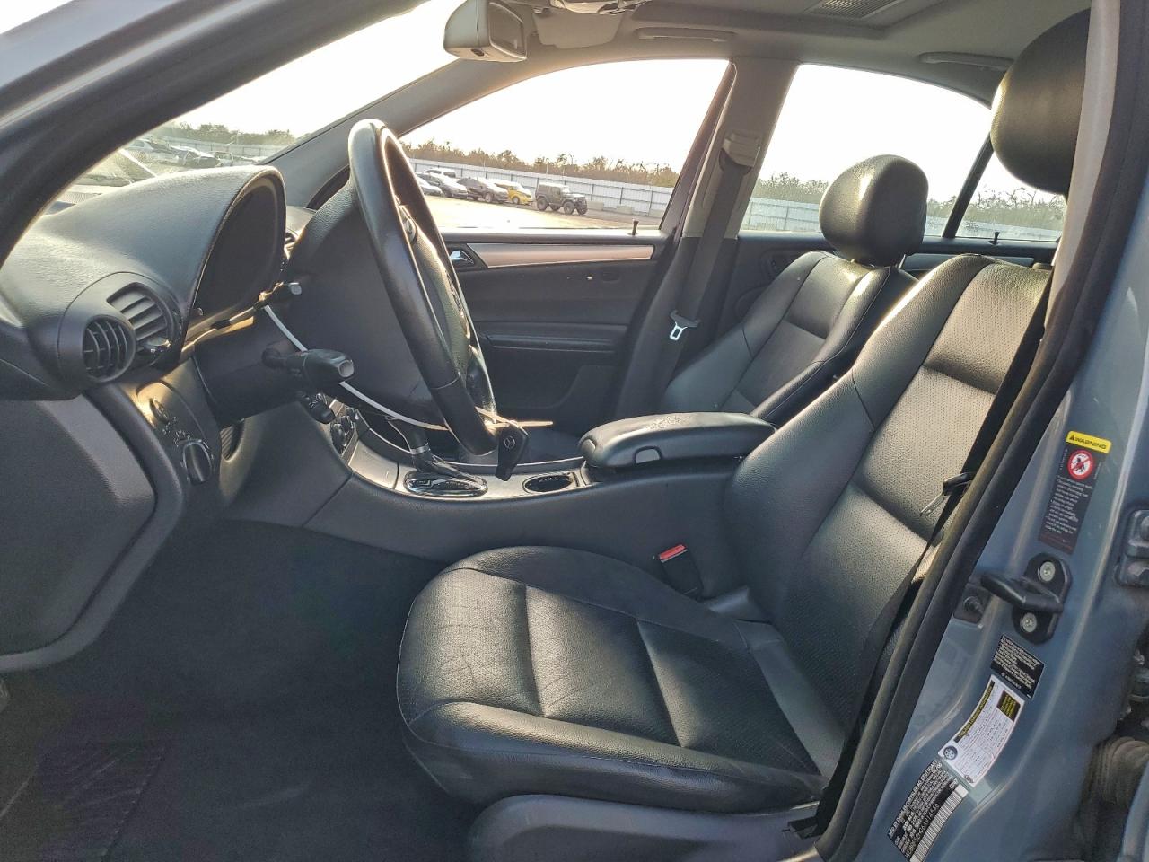 2006 Mercedes-benz C 230 Silver vin: WDBRF52H06A914546