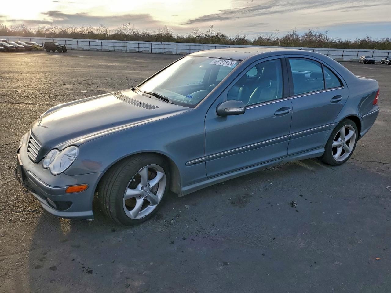 2006 Mercedes-benz C 230 Silver vin: WDBRF52H06A914546